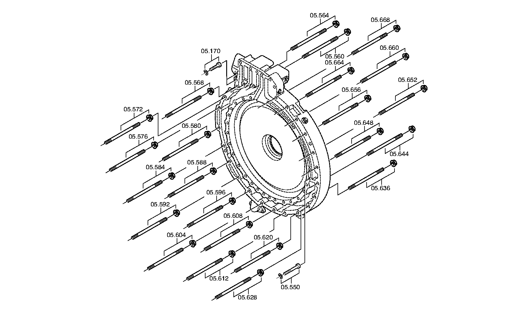 drawing for DAF 1887044 - WASHER (figure 4)