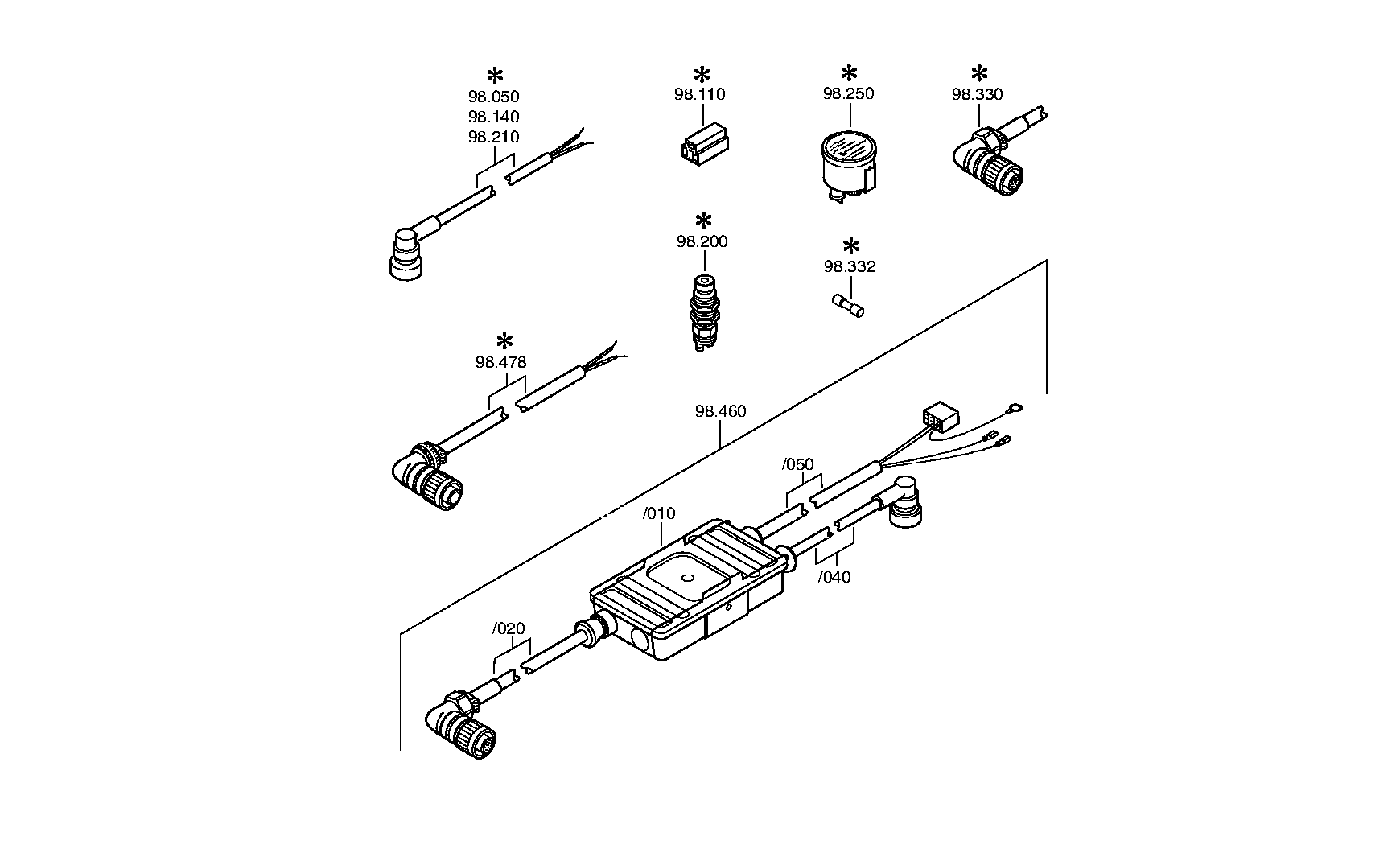 drawing for IVECO 5000808092 - KICK-D.SWITCH (figure 3)