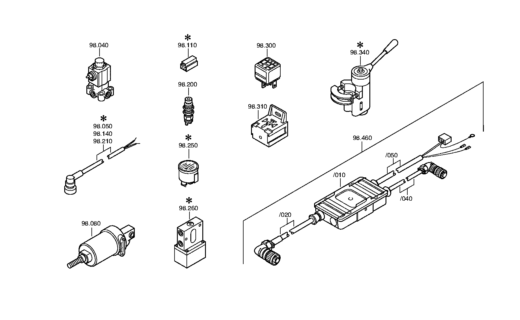 drawing for IVECO 5000808092 - KICK-D.SWITCH (figure 5)