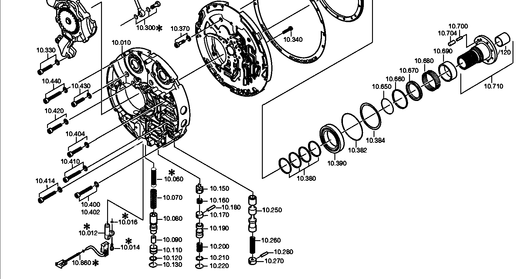 drawing for DAIMLER AG A0002770749 - OIL FEED.FLANGE (figure 1)
