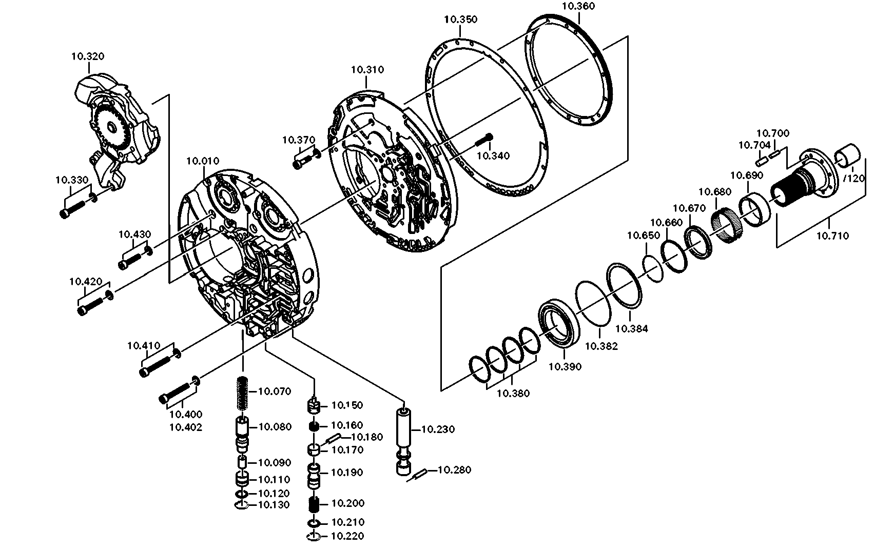 drawing for DAIMLER AG A0002770749 - OIL FEED.FLANGE (figure 5)