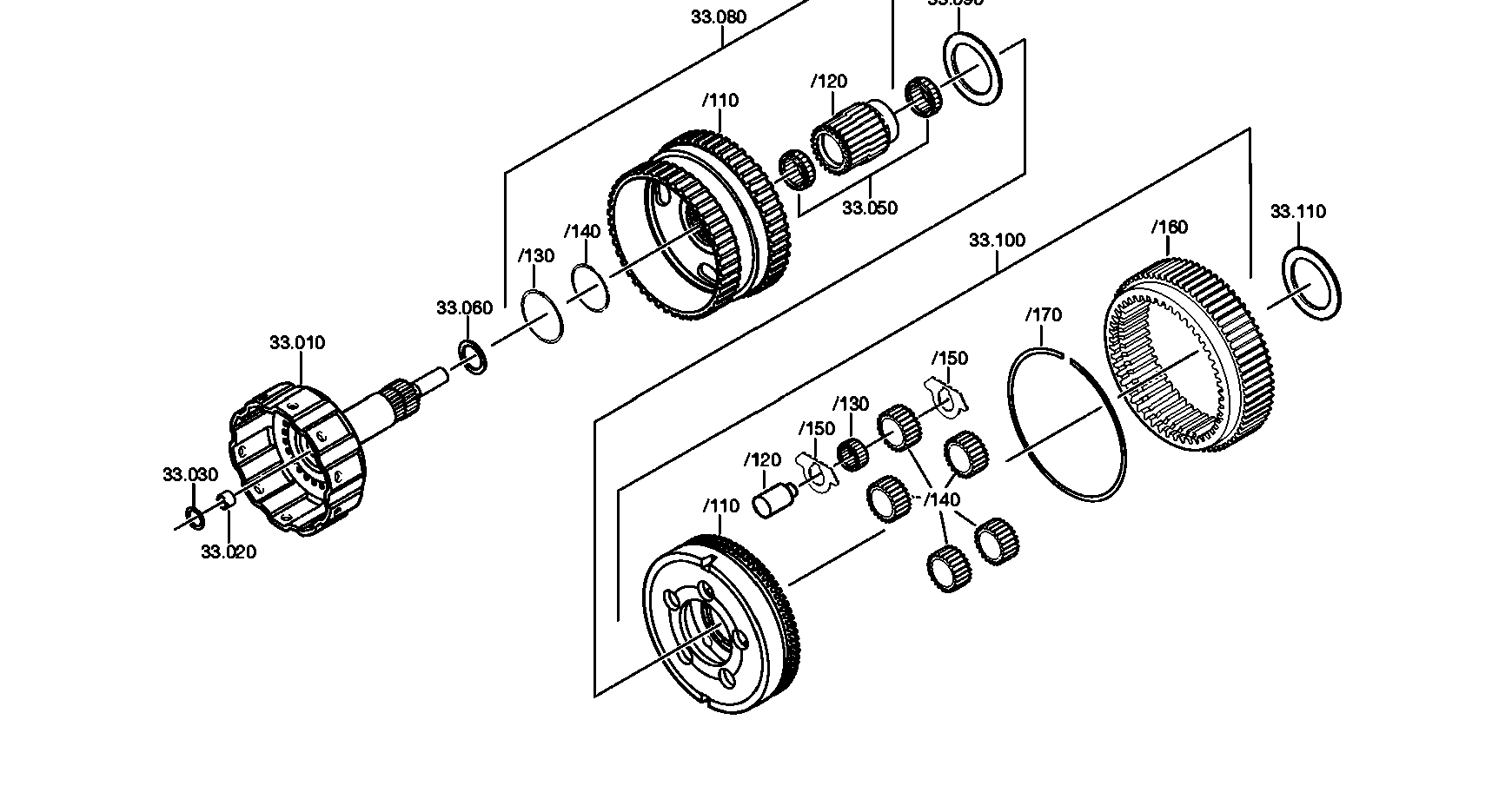 drawing for MAN N1.01401-3840 - DISC CARRIER (figure 1)
