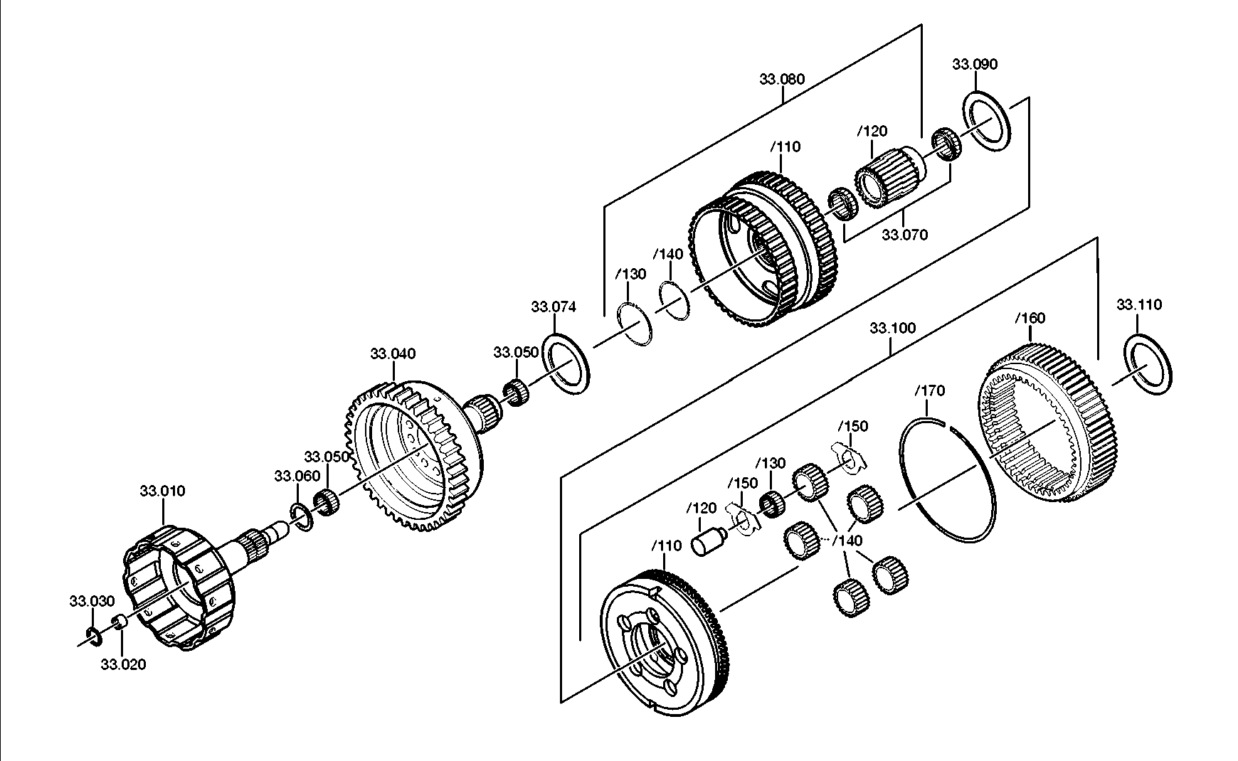 drawing for DAIMLER AG A0002720420 - QUILL SHAFT (figure 2)