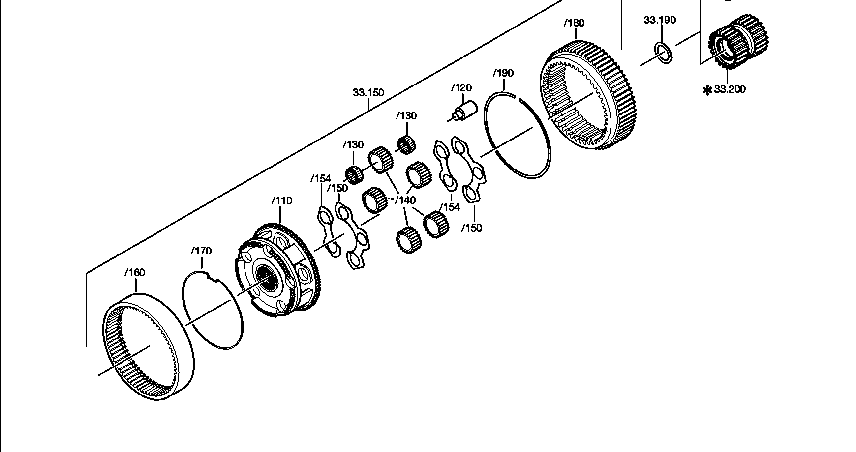 drawing for DAIMLER AG A0002720420 - QUILL SHAFT (figure 3)
