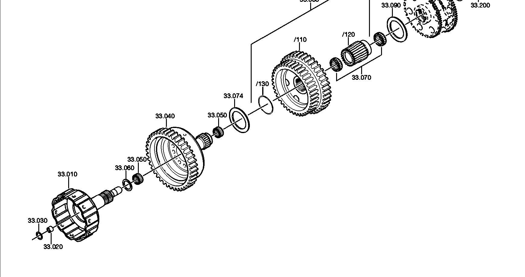 drawing for DAF 1614047 - PLANET CARRIER (figure 3)