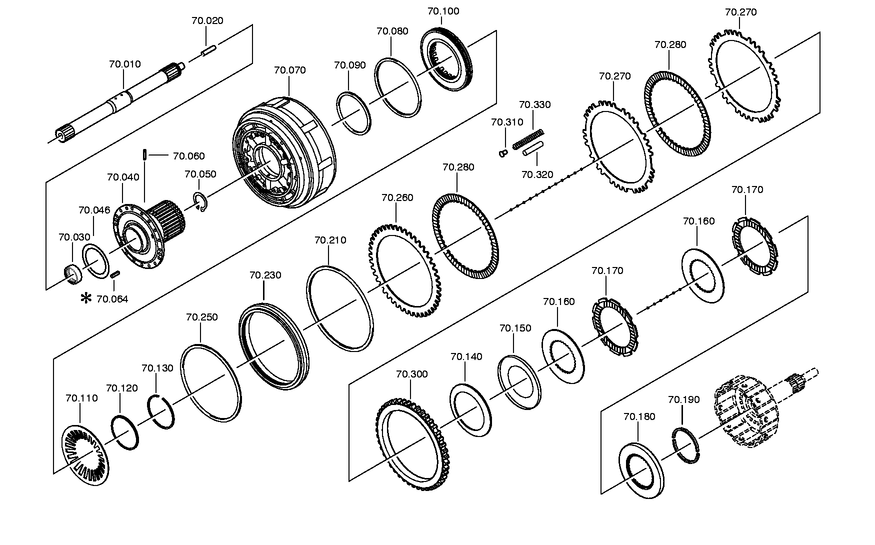 drawing for VOLVO 85115022 - PISTON (figure 1)