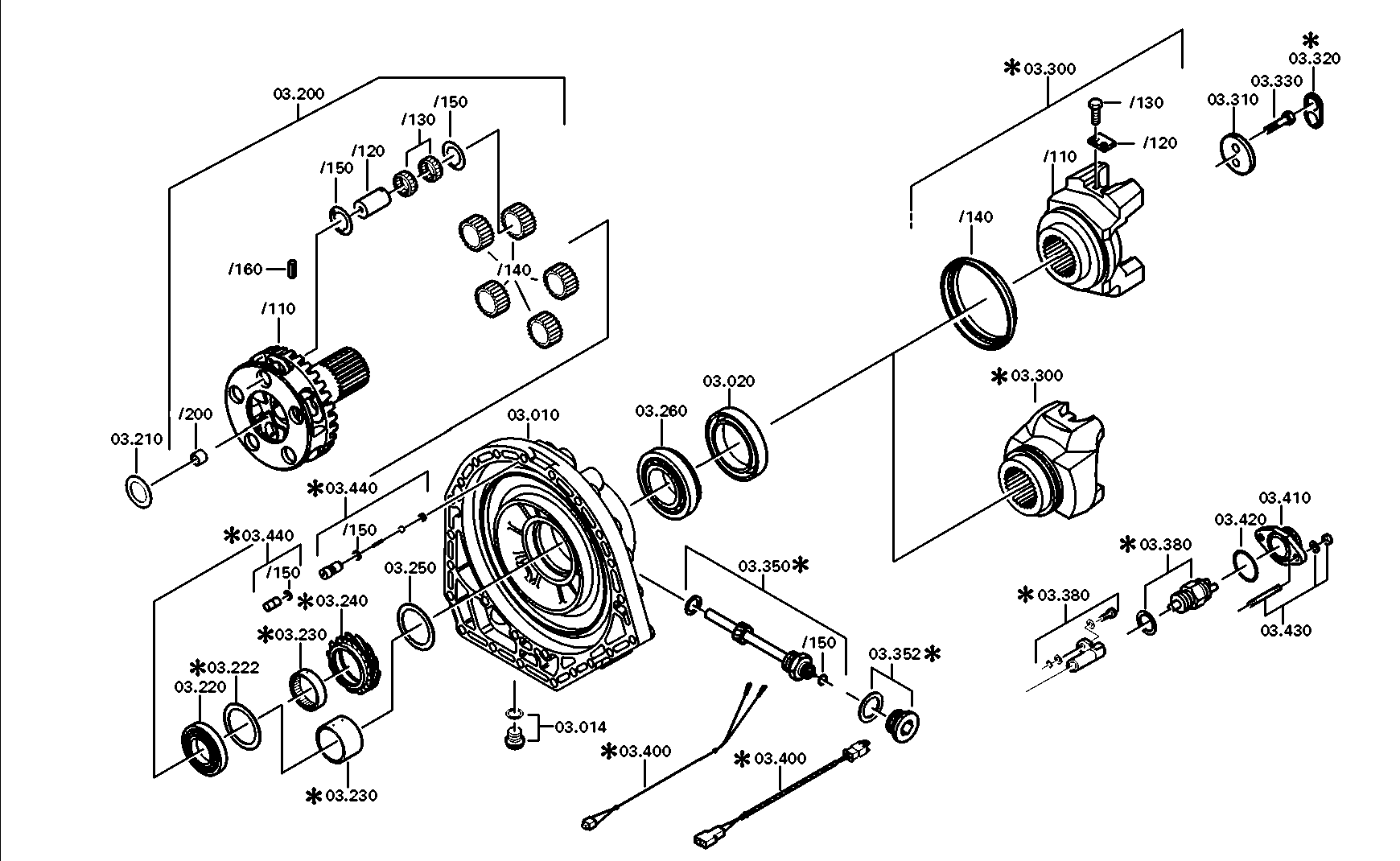 drawing for DAF 100CP3213 - SPEEDO SHAFT (figure 3)