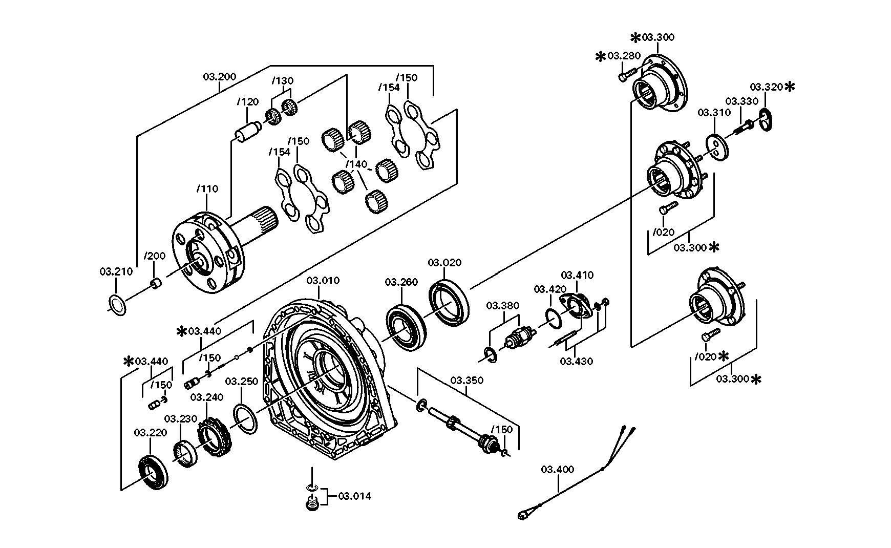 drawing for DAF 100CP3213 - SPEEDO SHAFT (figure 4)