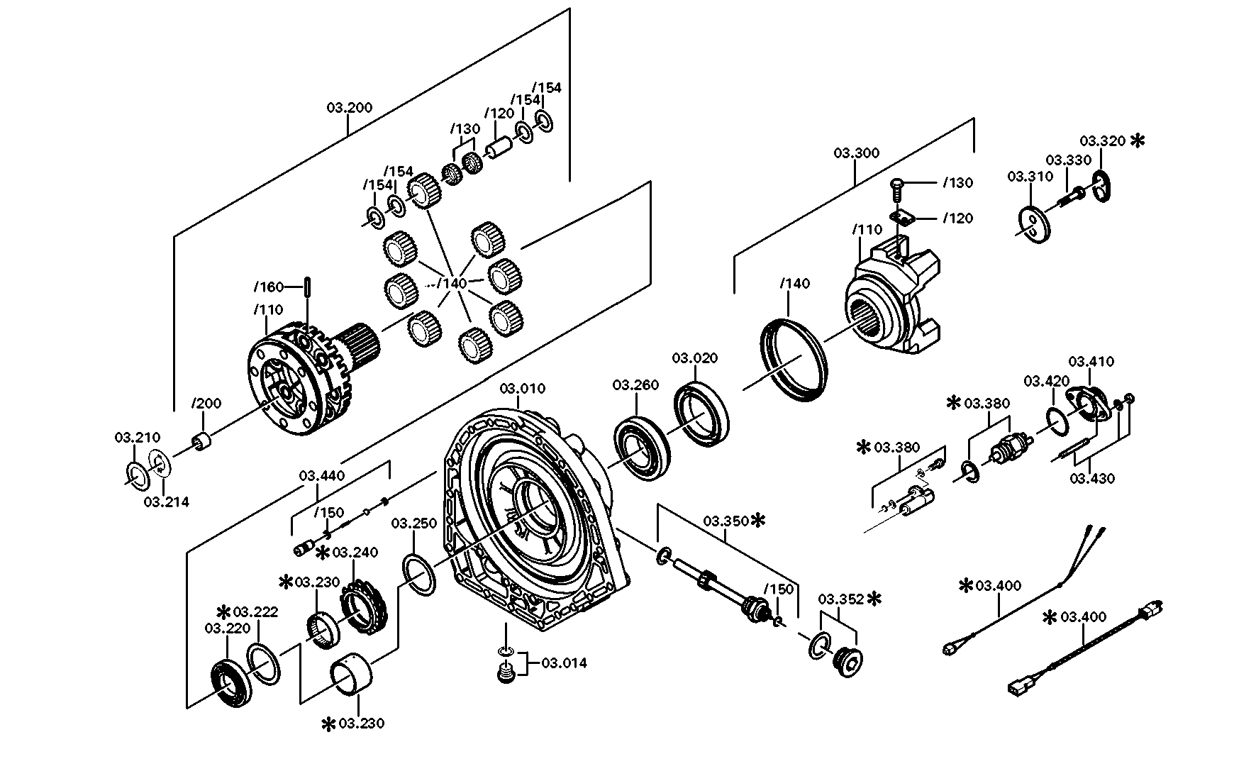 drawing for DAF 69268 - PLANET GEAR SET (figure 5)