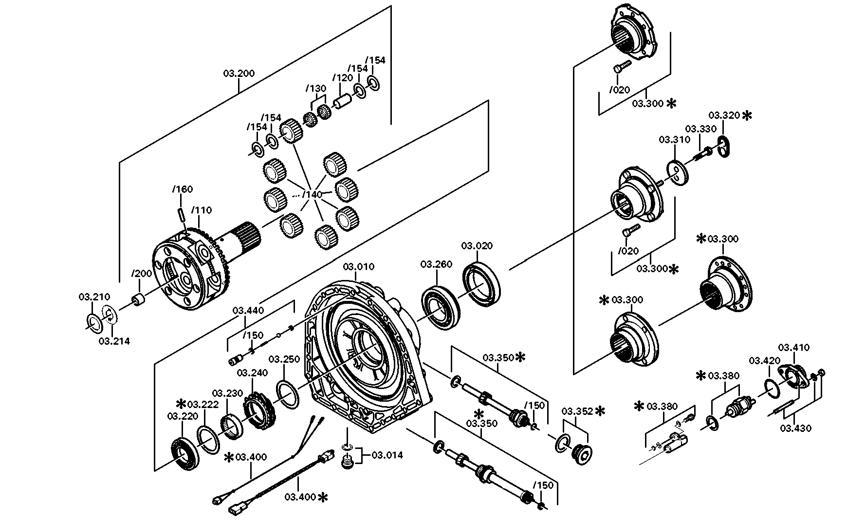 drawing for DAIMLER AG A0002721245 - OUTPUT FLANGE (figure 3)