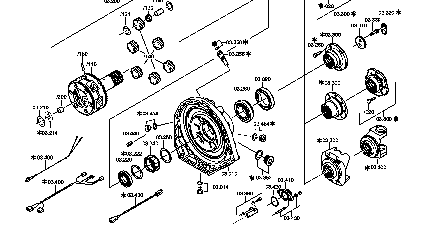 drawing for VOLVO 85122428 - OUTPUT COVER (figure 3)