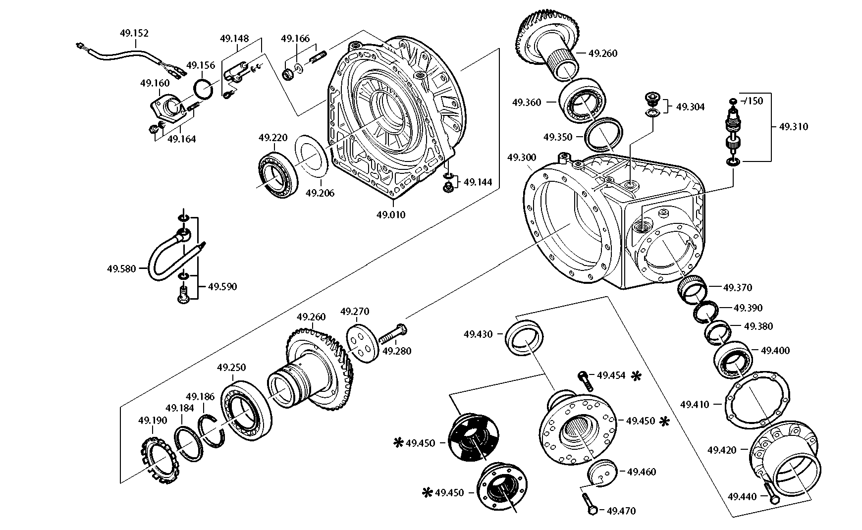 drawing for S.N.V.I.-C.V.I. 32219 - TAPERED ROLLER BEARING (figure 1)