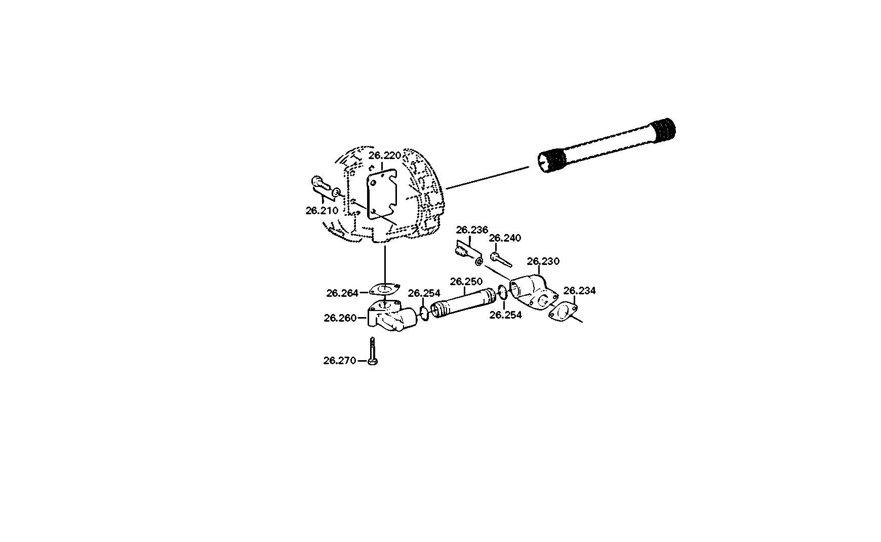drawing for EVOBUS A0109813801 - TA.ROLLER BEARING (figure 2)