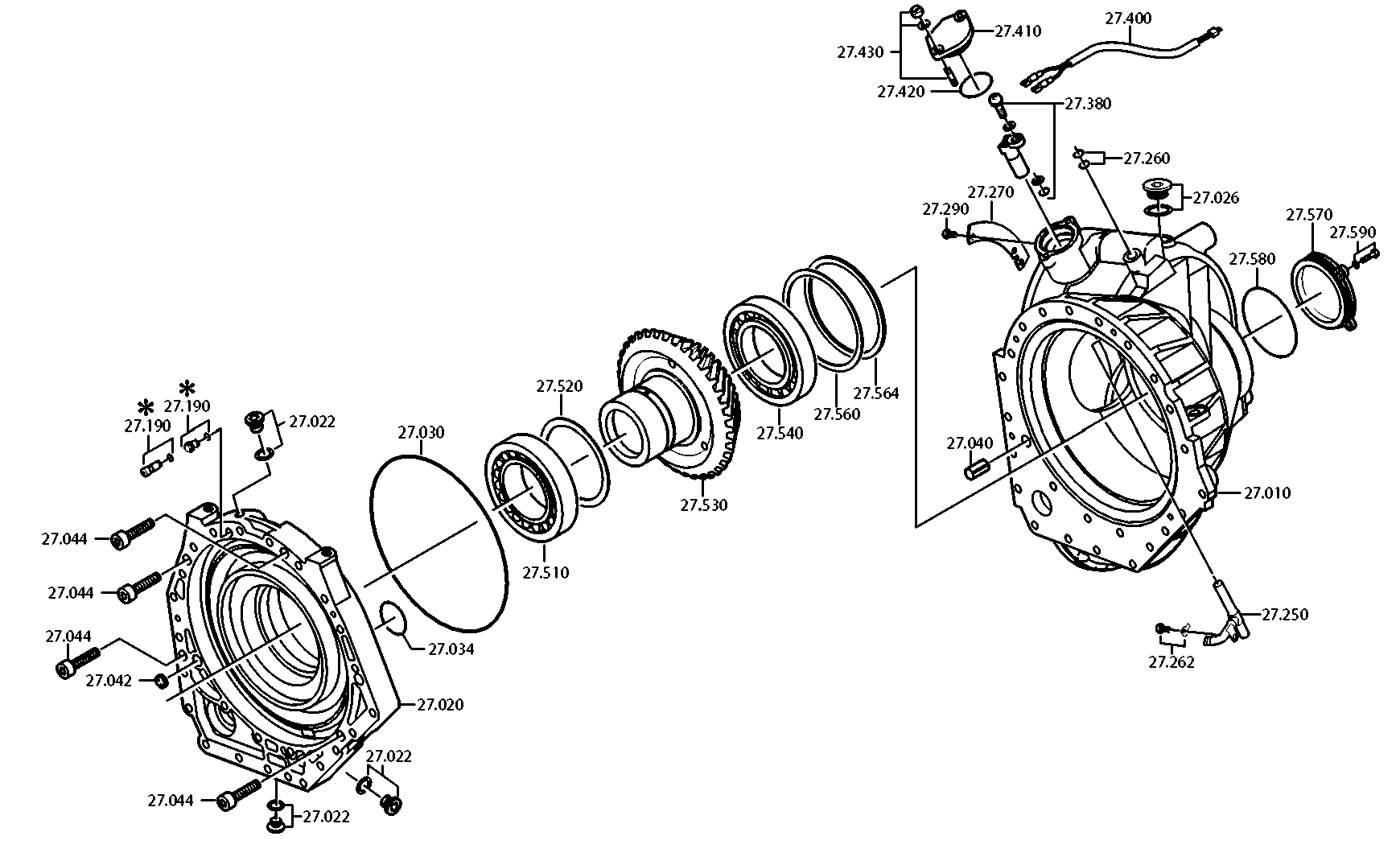 drawing for SCANIA 1543928 - TA.ROLLER BEARING (figure 1)