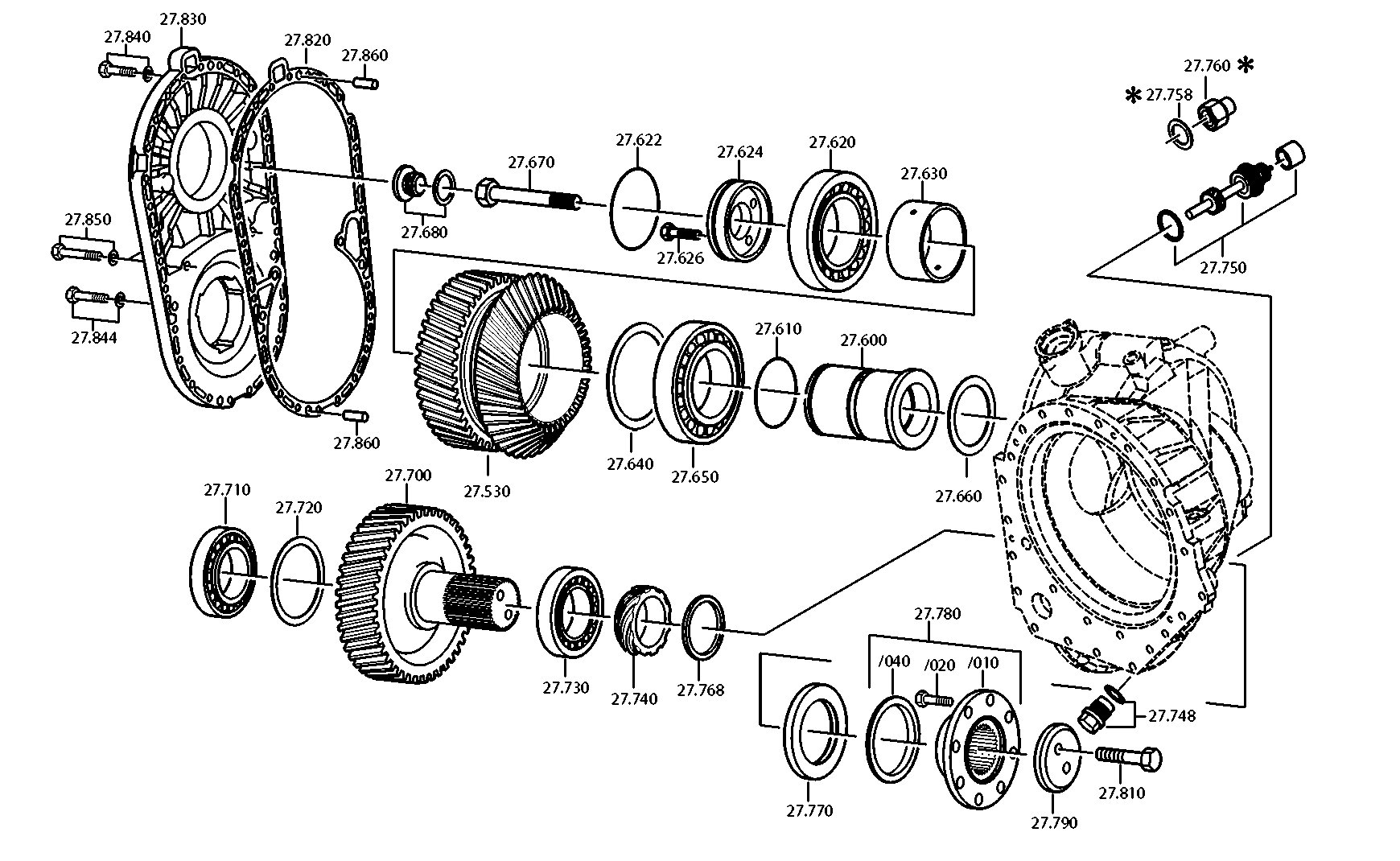 drawing for SCANIA 1543928 - TA.ROLLER BEARING (figure 4)