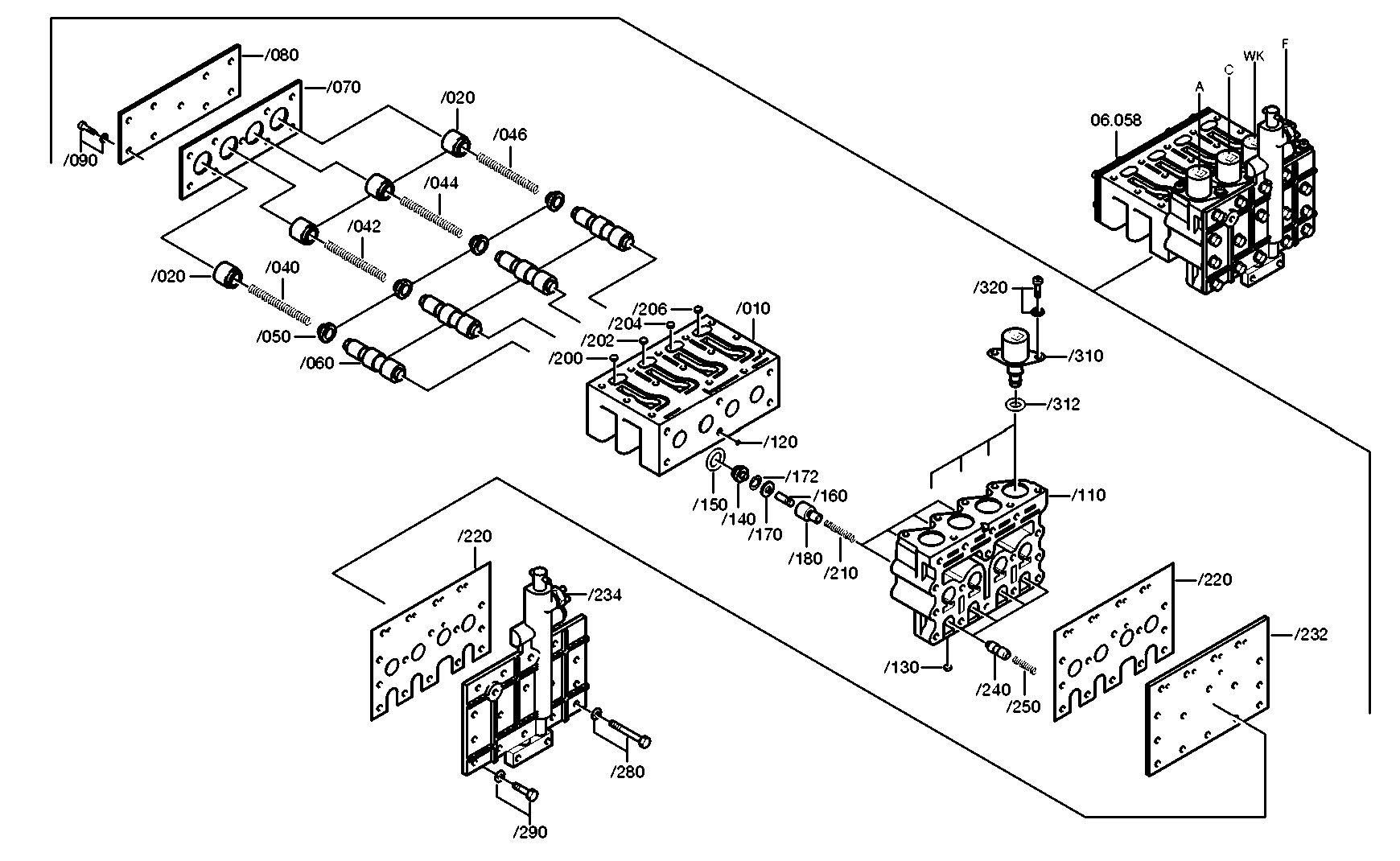 drawing for IVECO 5000629866 - VENTILBLOCK (figure 2)