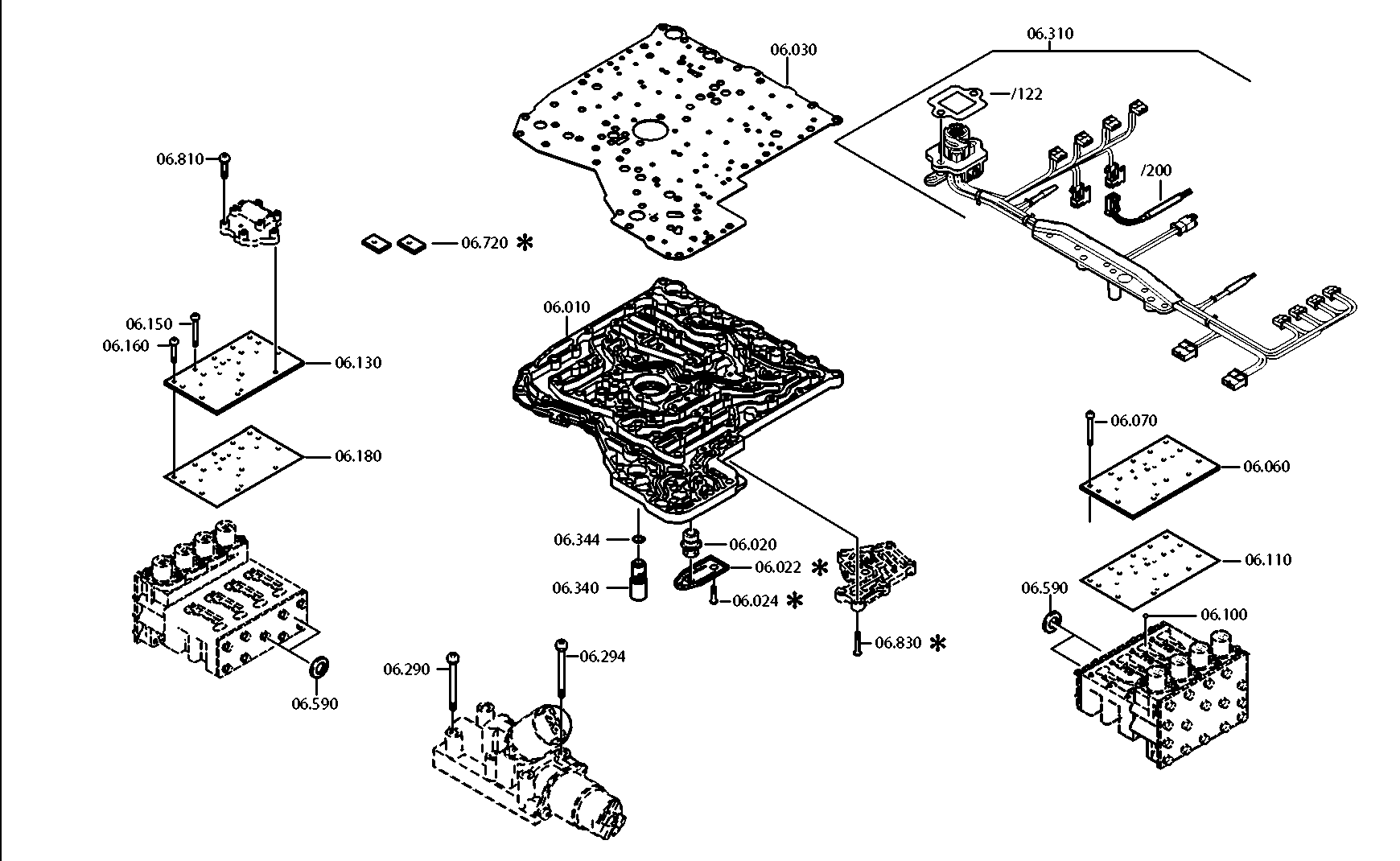 drawing for DAIMLER AG A0002771336 - VALVE BLOCK (figure 2)