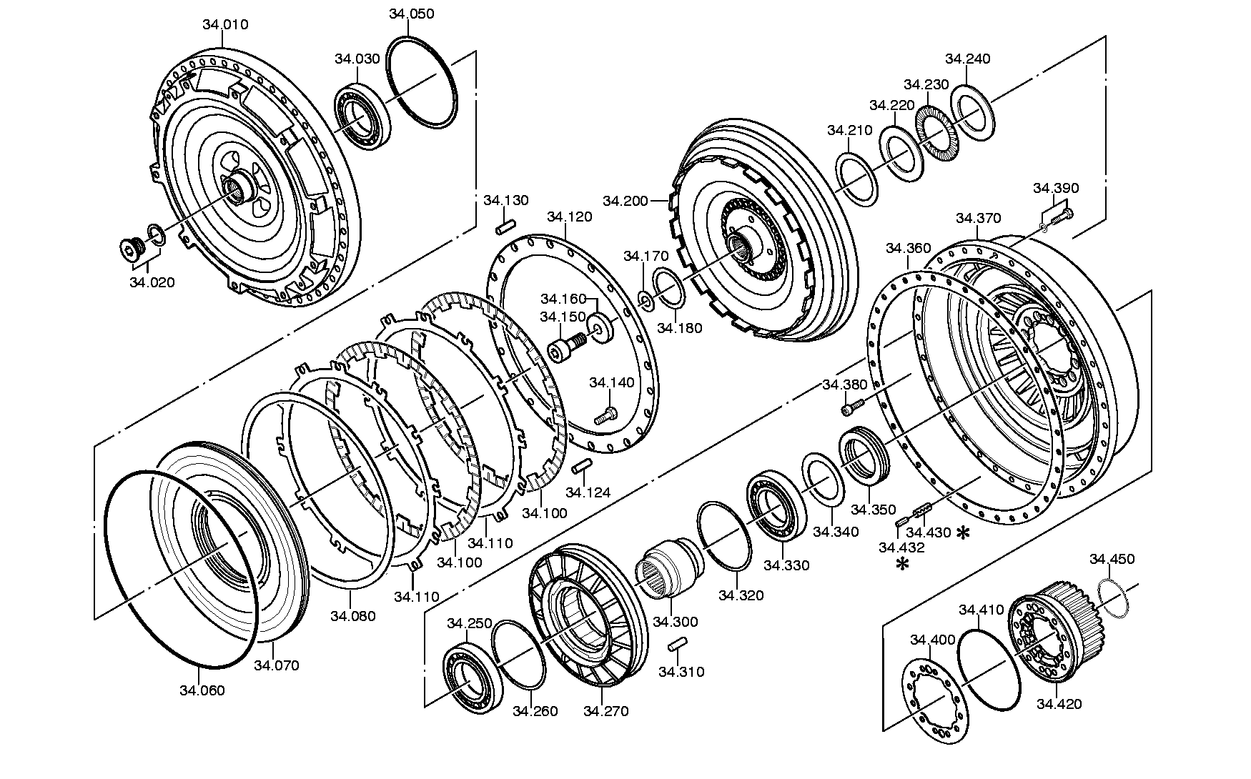 drawing for Manitowoc Crane Group Germany 8782789 - BALL BEARING (figure 1)