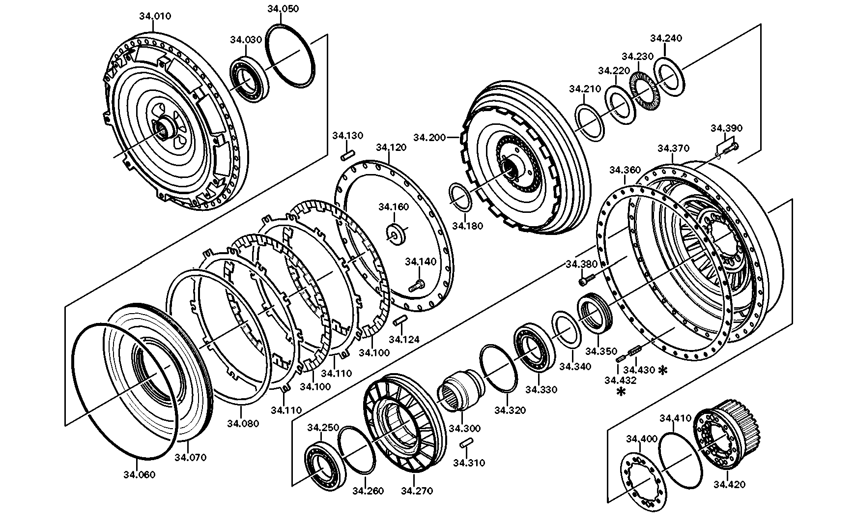 drawing for DAIMLER AG A0069819225 - BALL BEARING (figure 2)