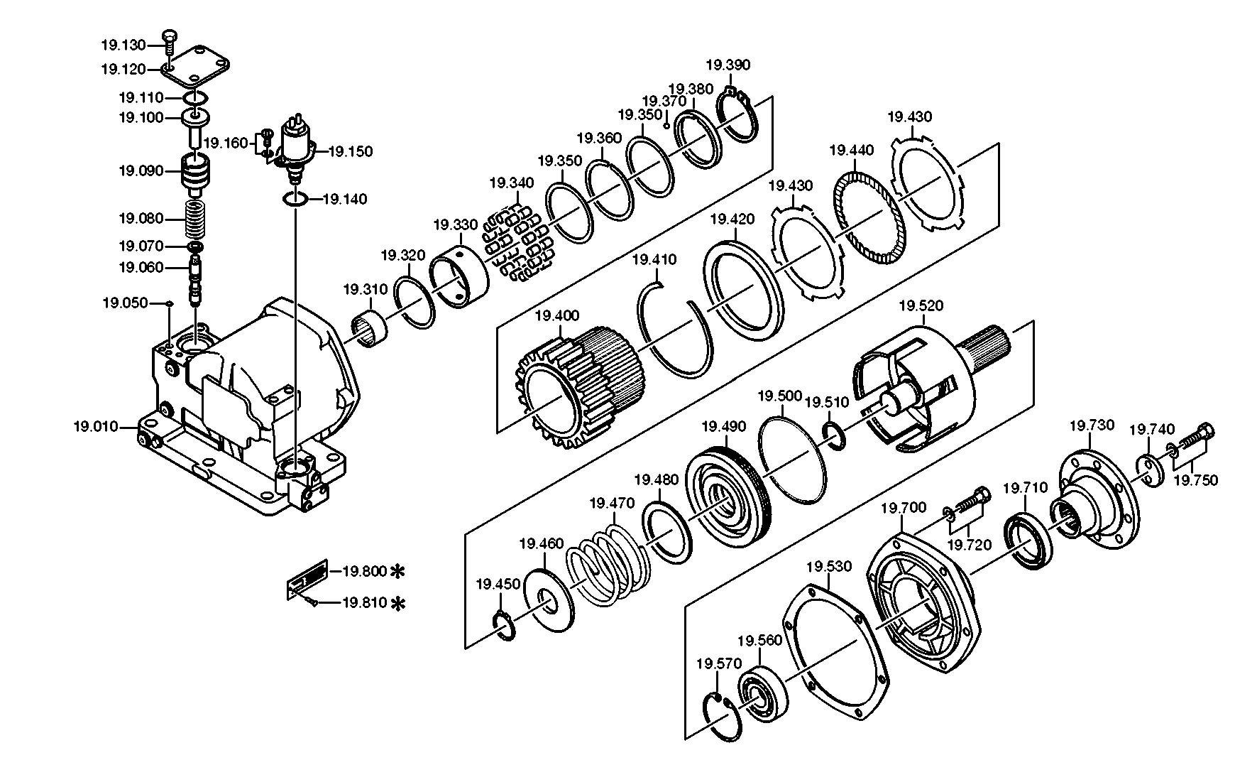 drawing for ALVIS VICKERS LTD. 8198143 - OUTPUT SHAFT (figure 3)