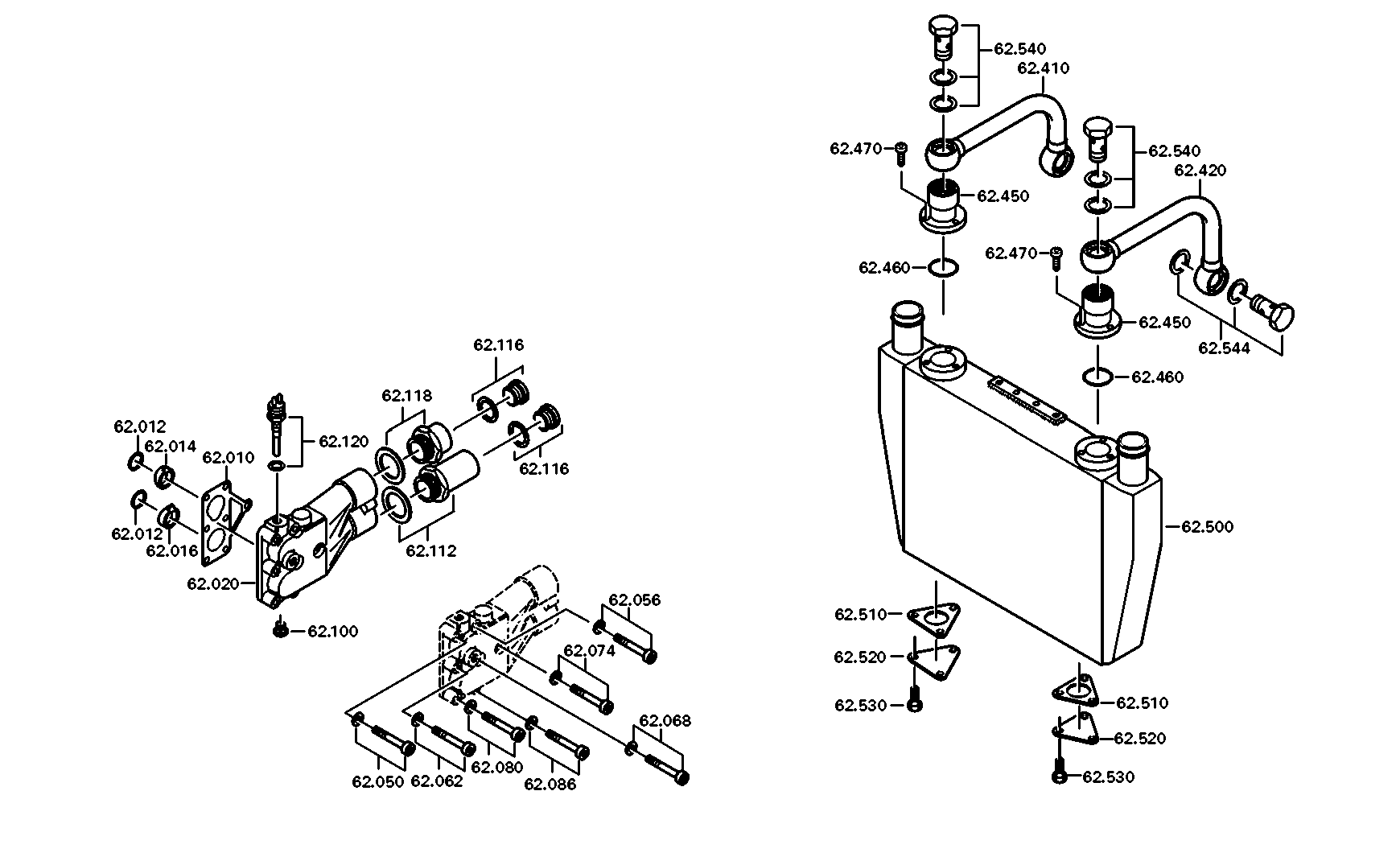 drawing for MOWAG MOTOWAGENFABRIK AG 731125 - TUBE (figure 2)
