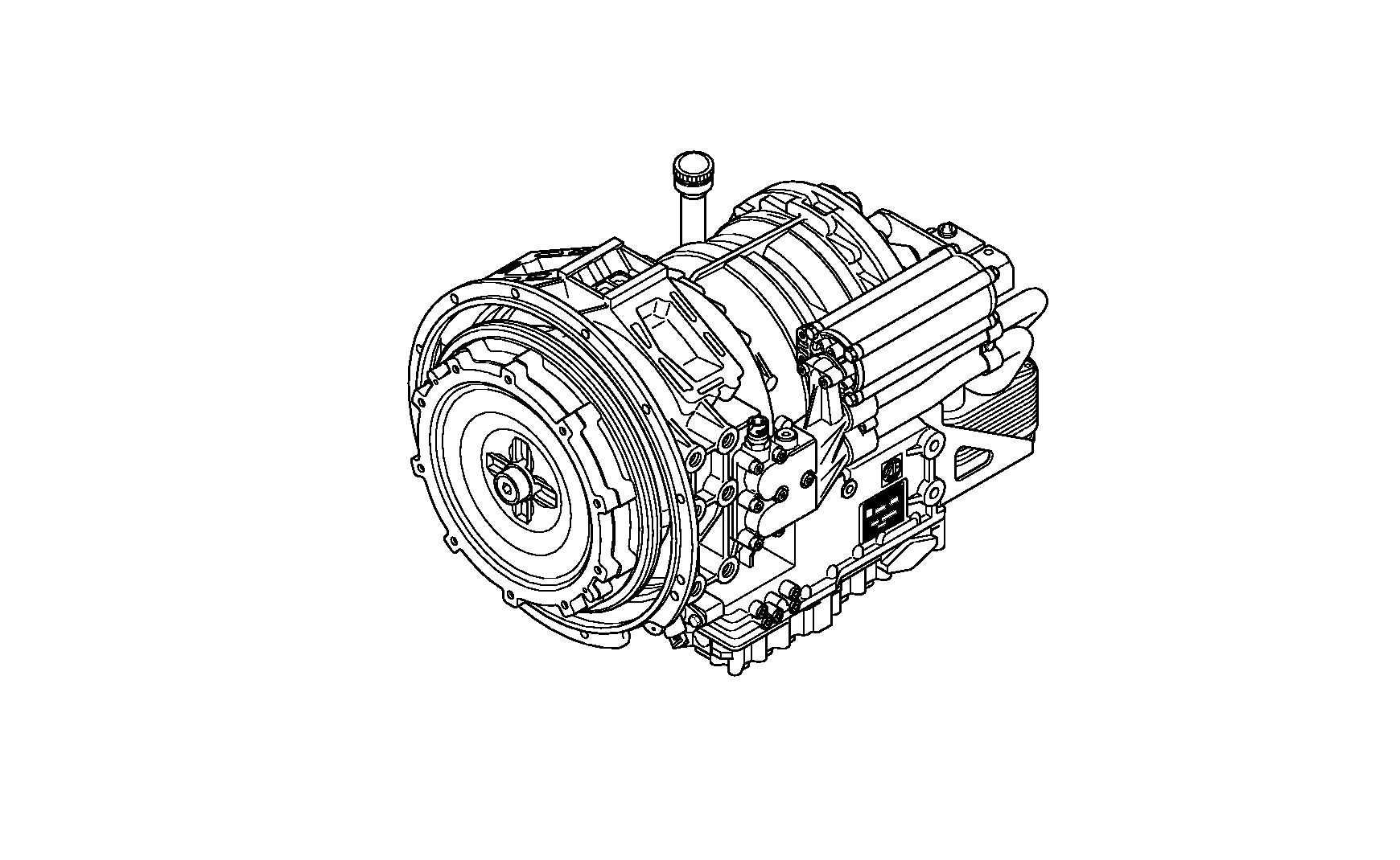 drawing for DAF BUS 0373137 - 5 HP-500 (figure 2)