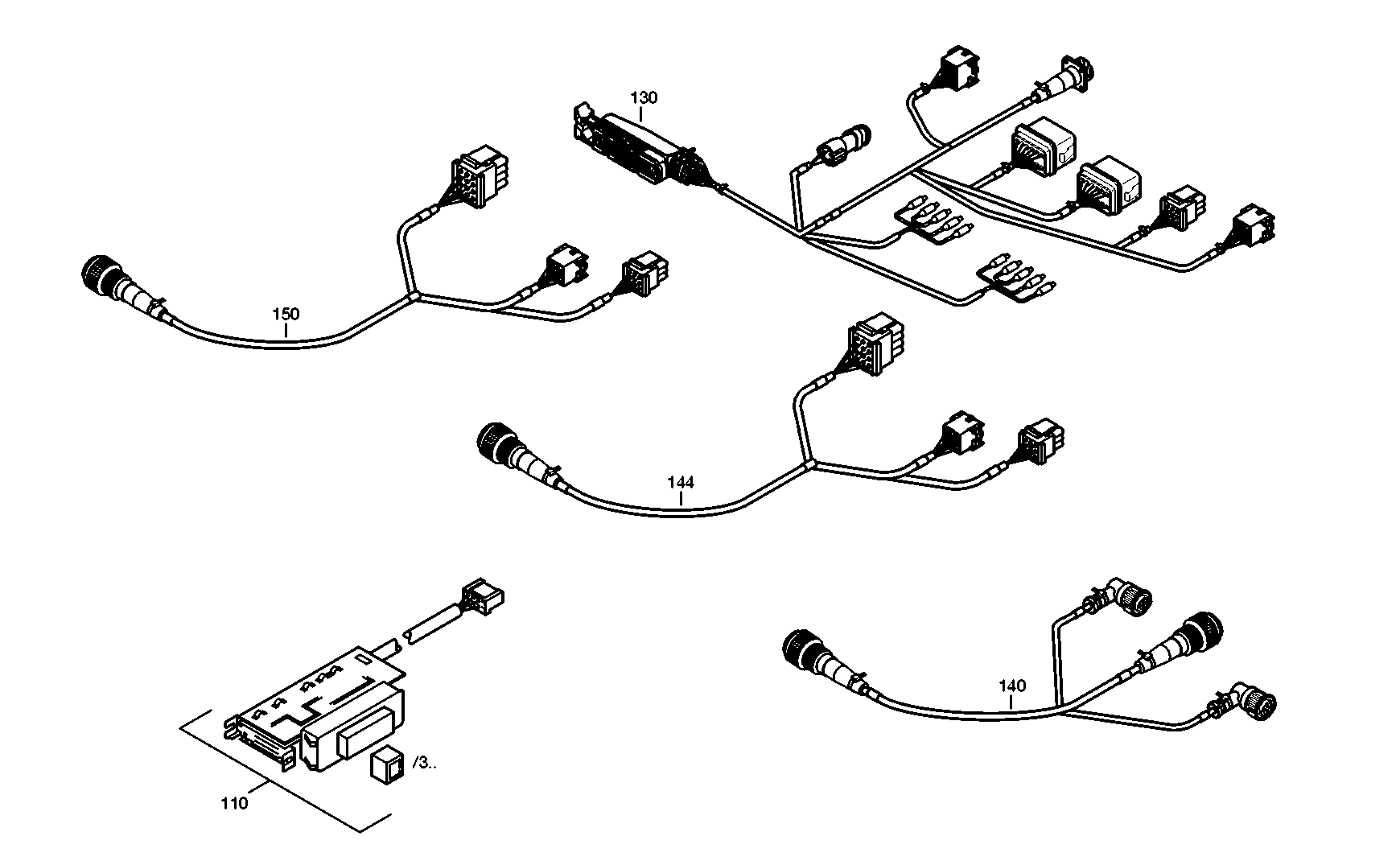 drawing for NEW FLYER INDUSTRIES LTD. 149790 - CABLE ECOMAT (figure 1)