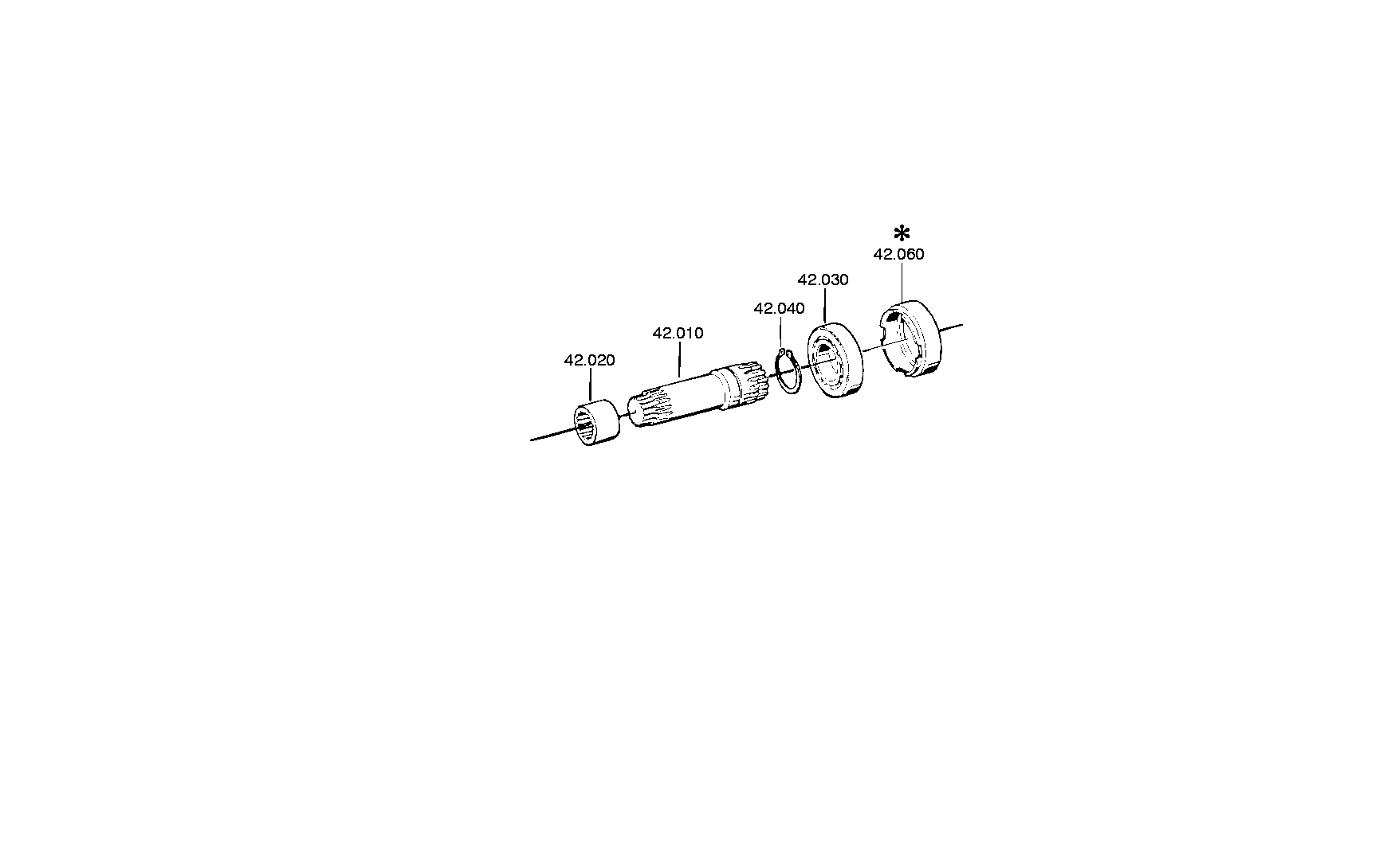 drawing for DAIMLER AG A0002606305 - CONNECTING PARTS (figure 1)