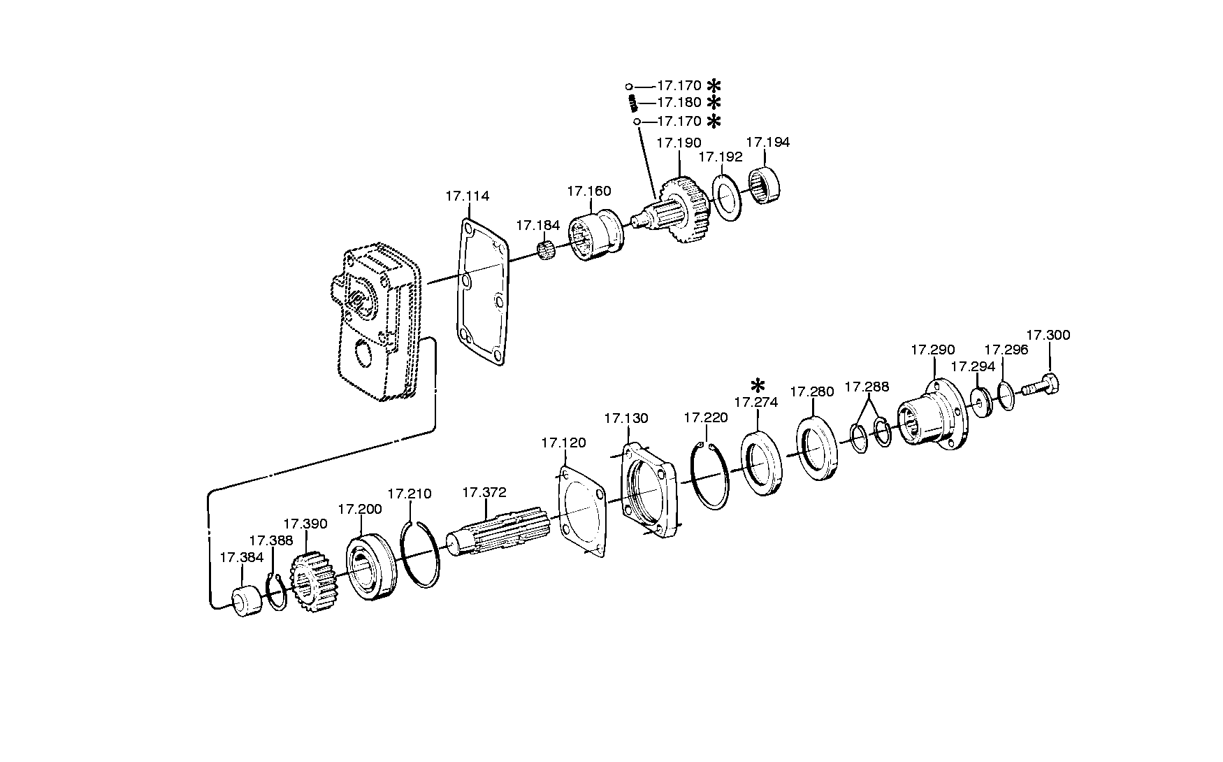 drawing for DAIMLER AG A3612600539 - SHIFT LEVER (figure 5)