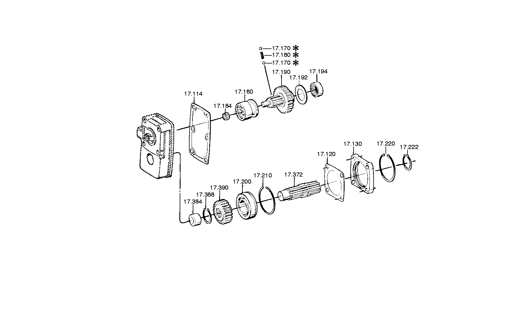 drawing for IVECO 42493004 - HOUSING (figure 3)