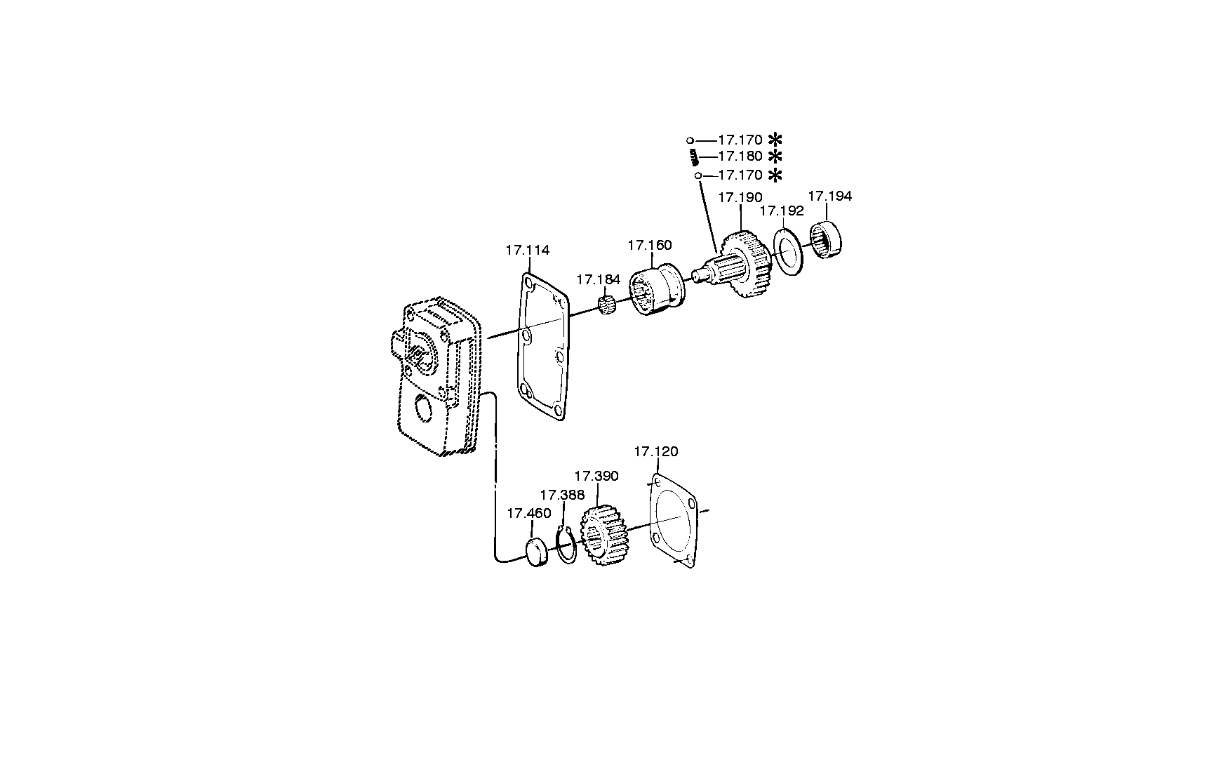 drawing for IVECO 08190363 - HOUSING (figure 4)