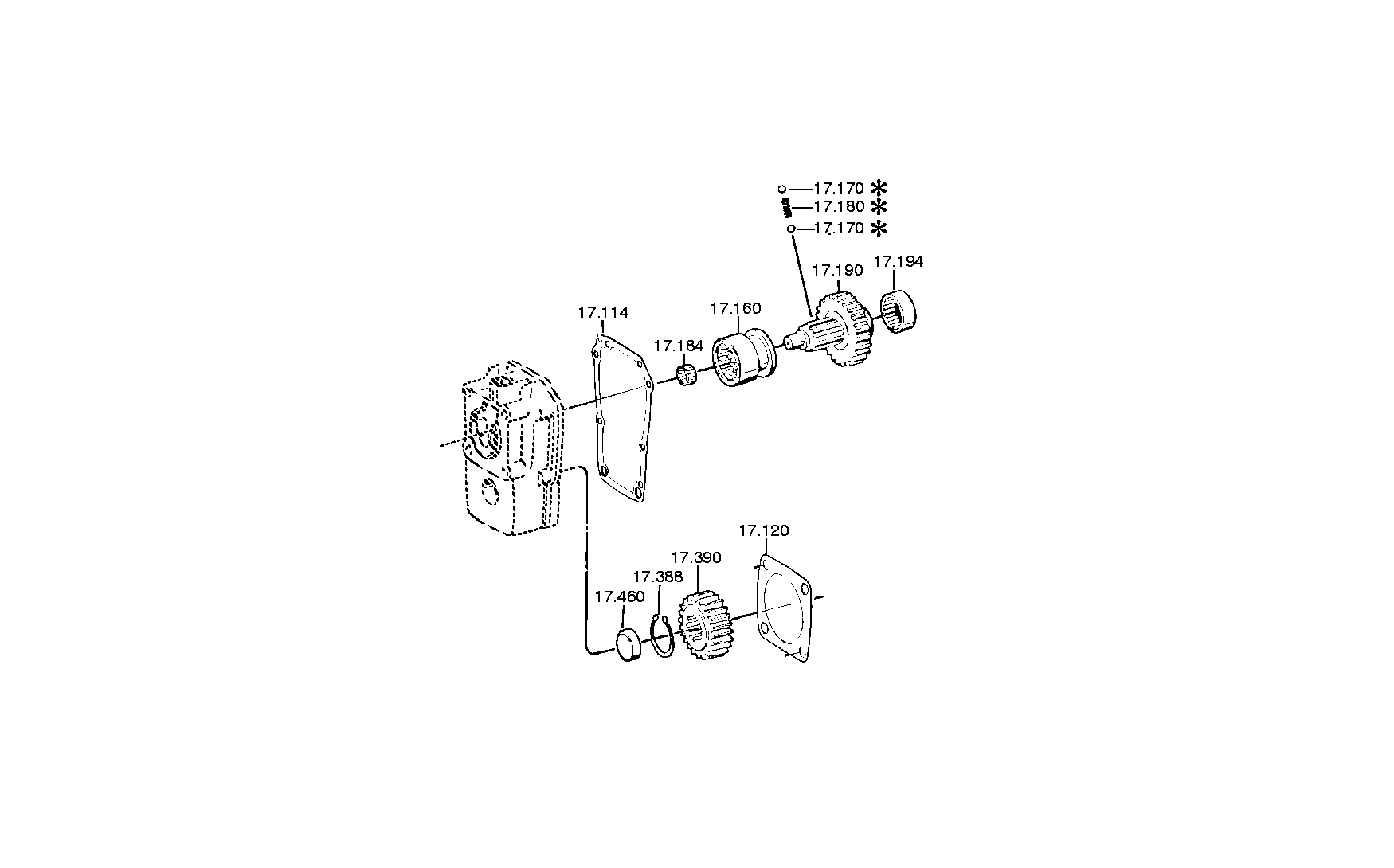 drawing for IVECO 08123545 - HOUSING (figure 4)