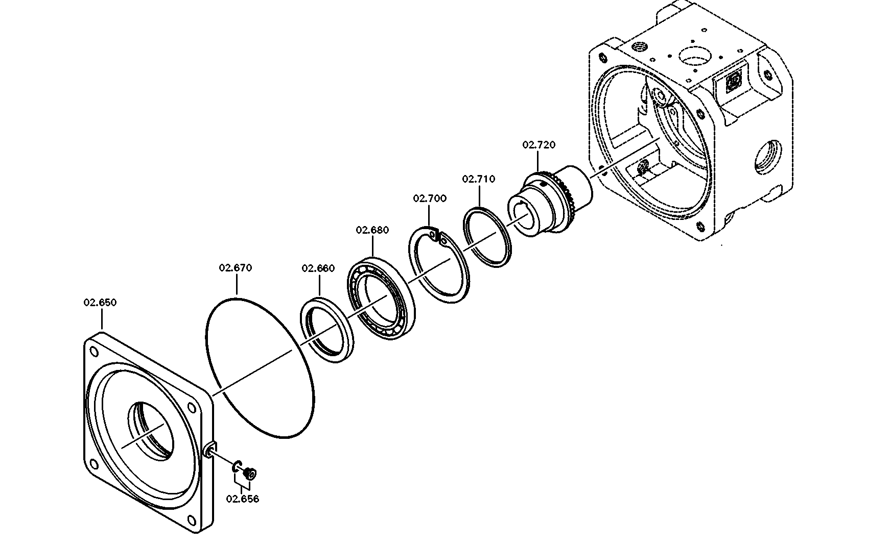 drawing for ARION AG 571192508 - BALL BEARING (figure 2)