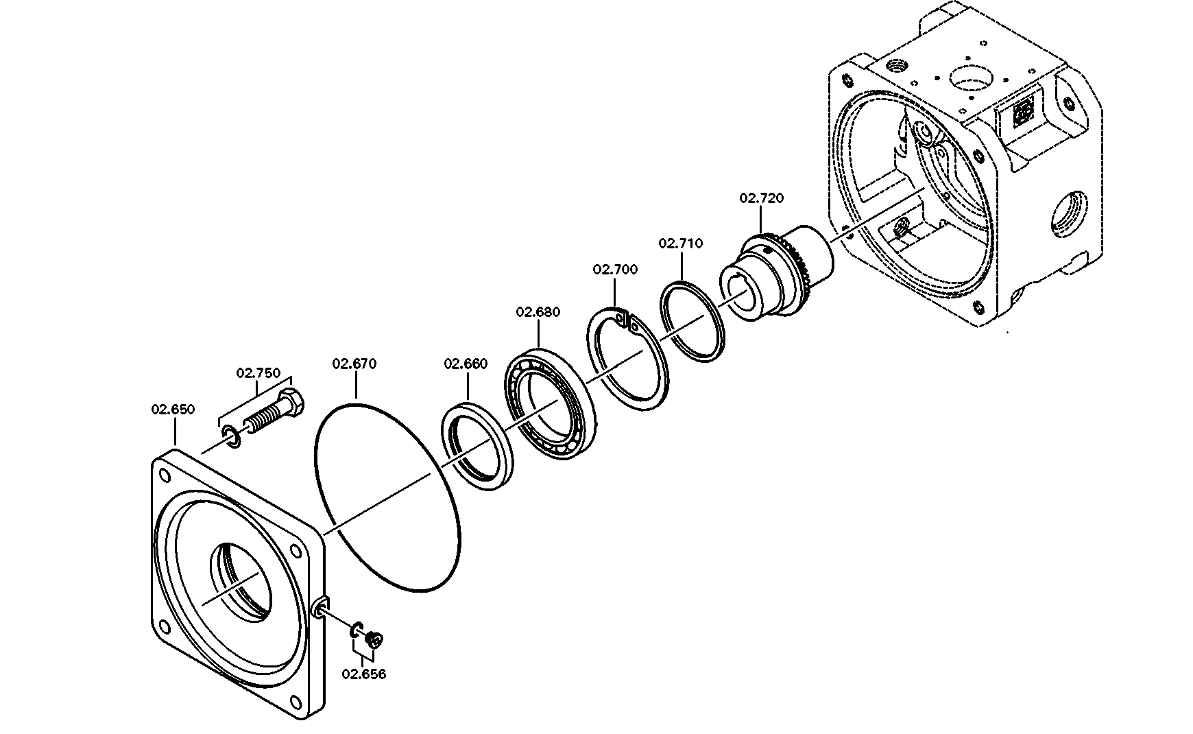 drawing for ARION AG 571192508 - BALL BEARING (figure 3)