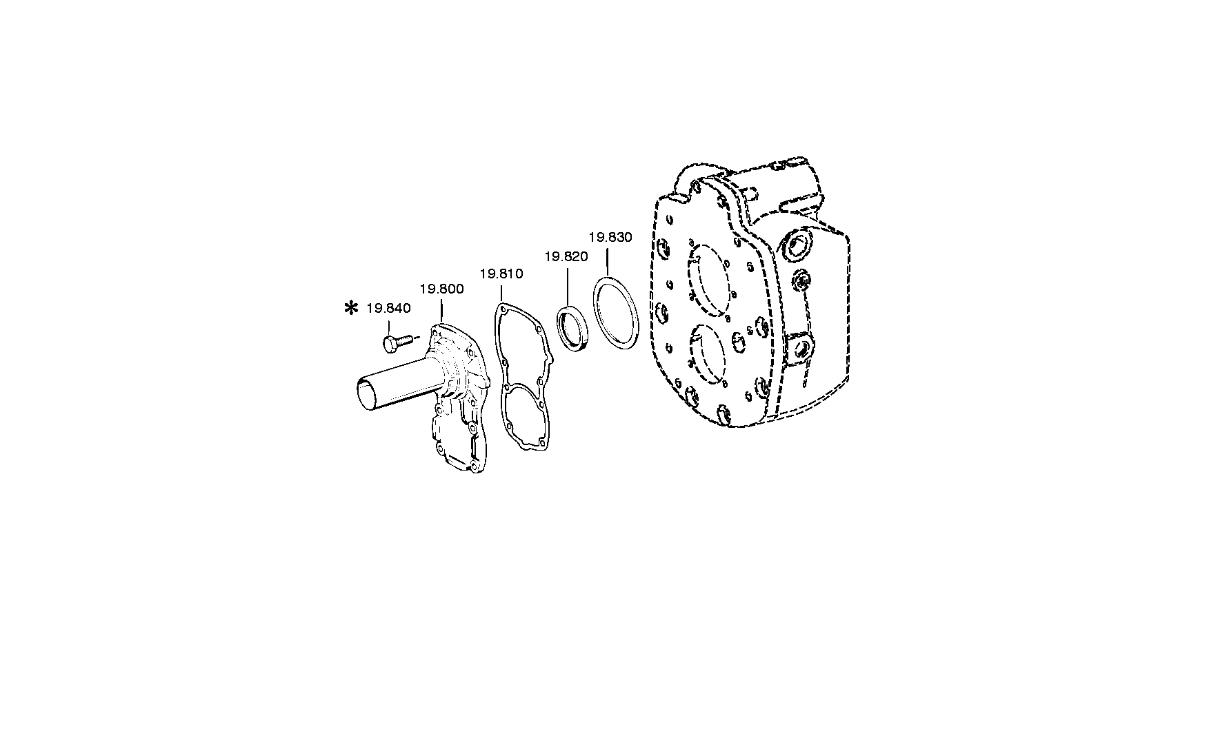 drawing for DAIMLER AG A0002622680 - GASKET (figure 4)