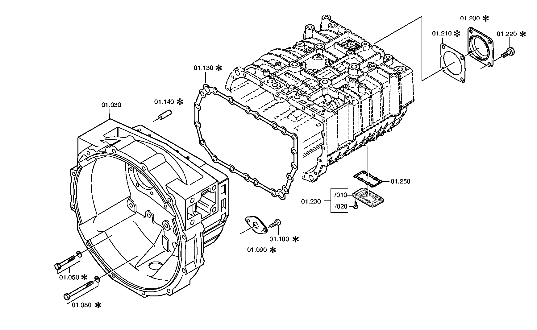 drawing for IVECO 5000813776 - COVER (figure 3)