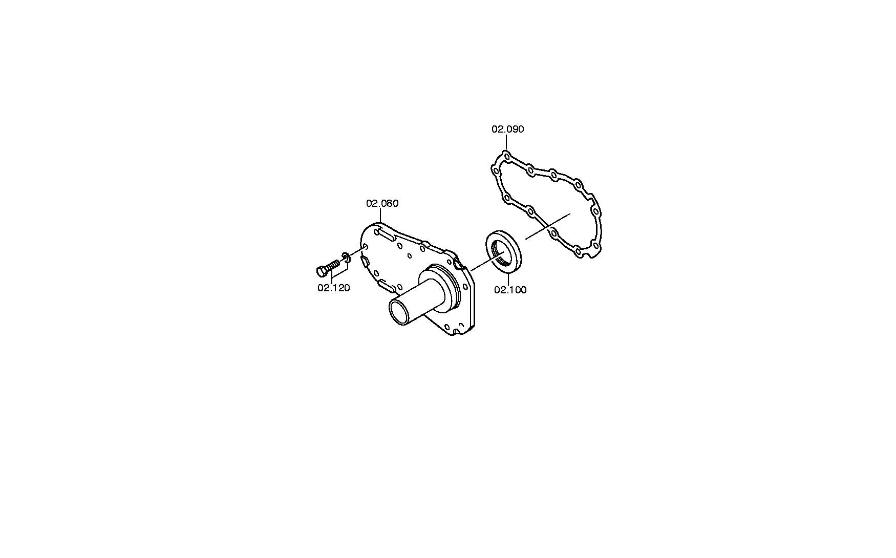 drawing for Astra Veicoli Industriali 114446 - SHAFT SEAL (figure 1)