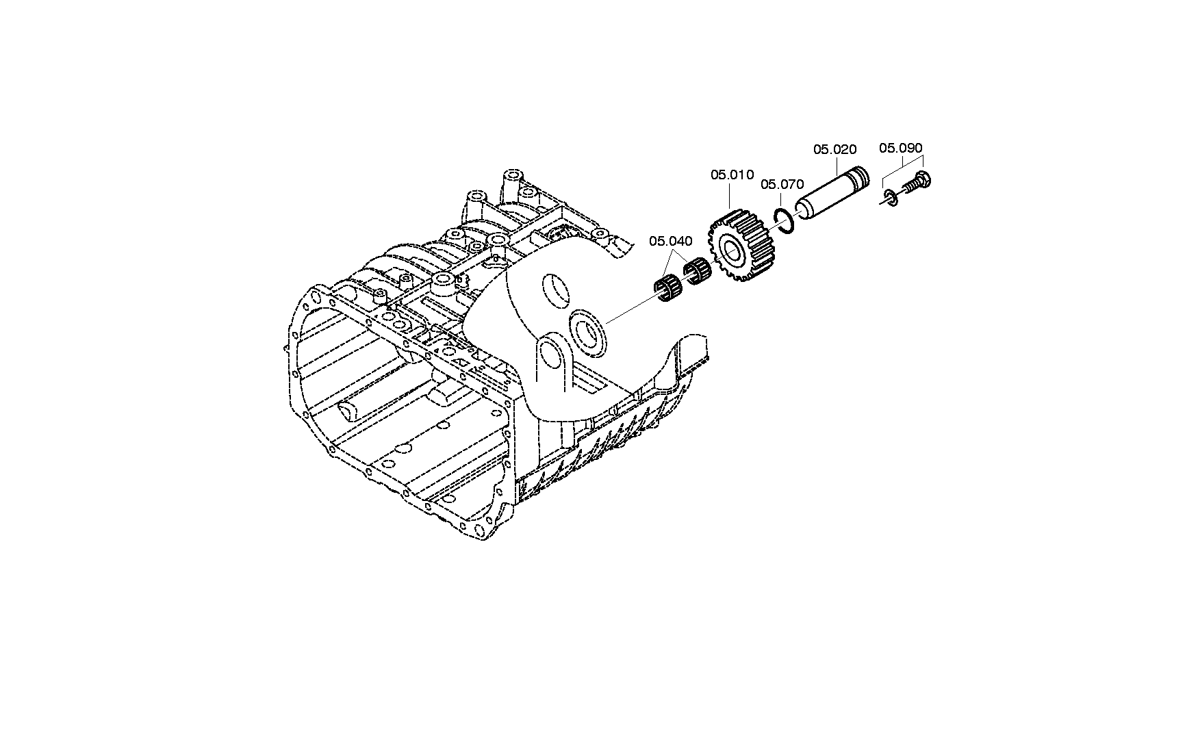 drawing for BOMBARDIER TRANSPORTATION 42471320 - PIN (figure 1)