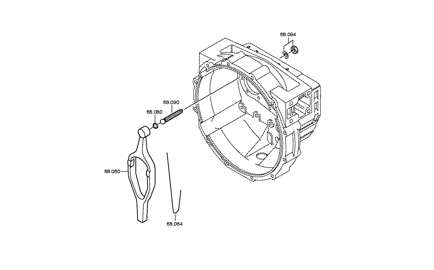 drawing for DAIMLER AG A0022950506 - CLUTCH CYLINDER (figure 4)