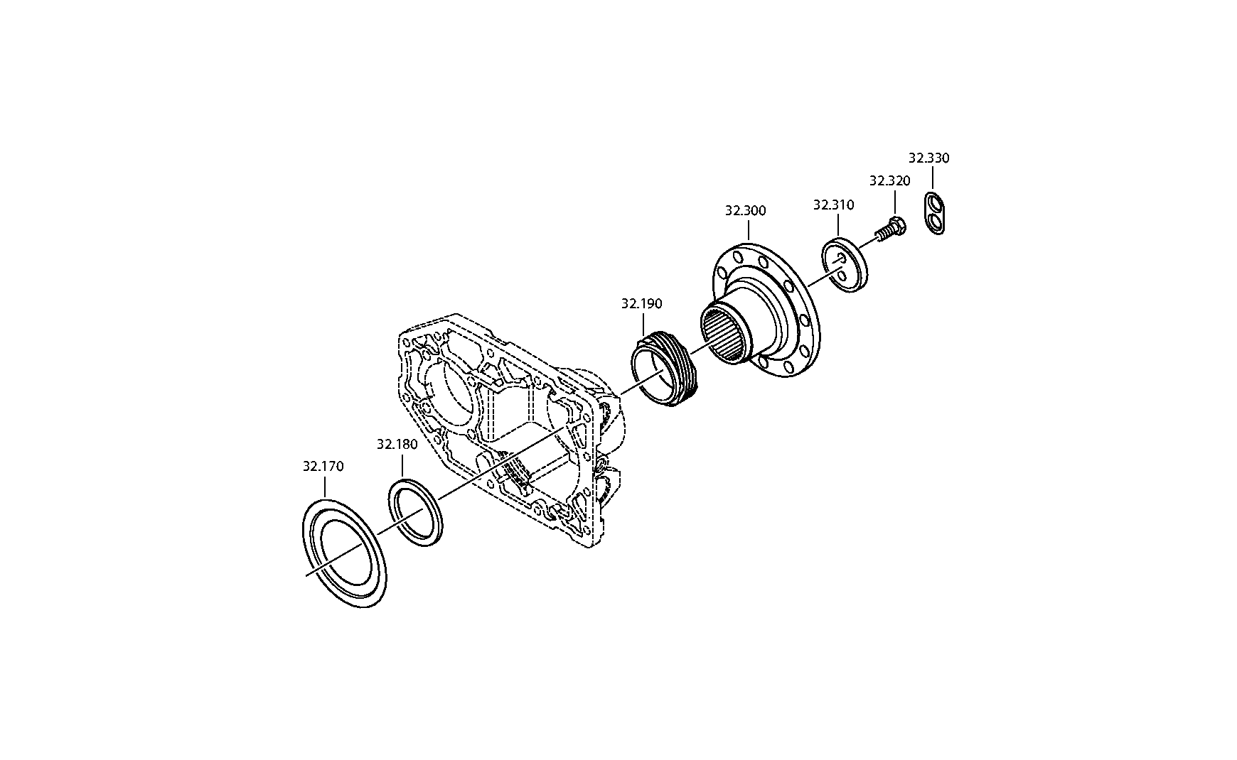 drawing for LIEBHERR GMBH 500736408 - PLANET CARRIER (figure 2)