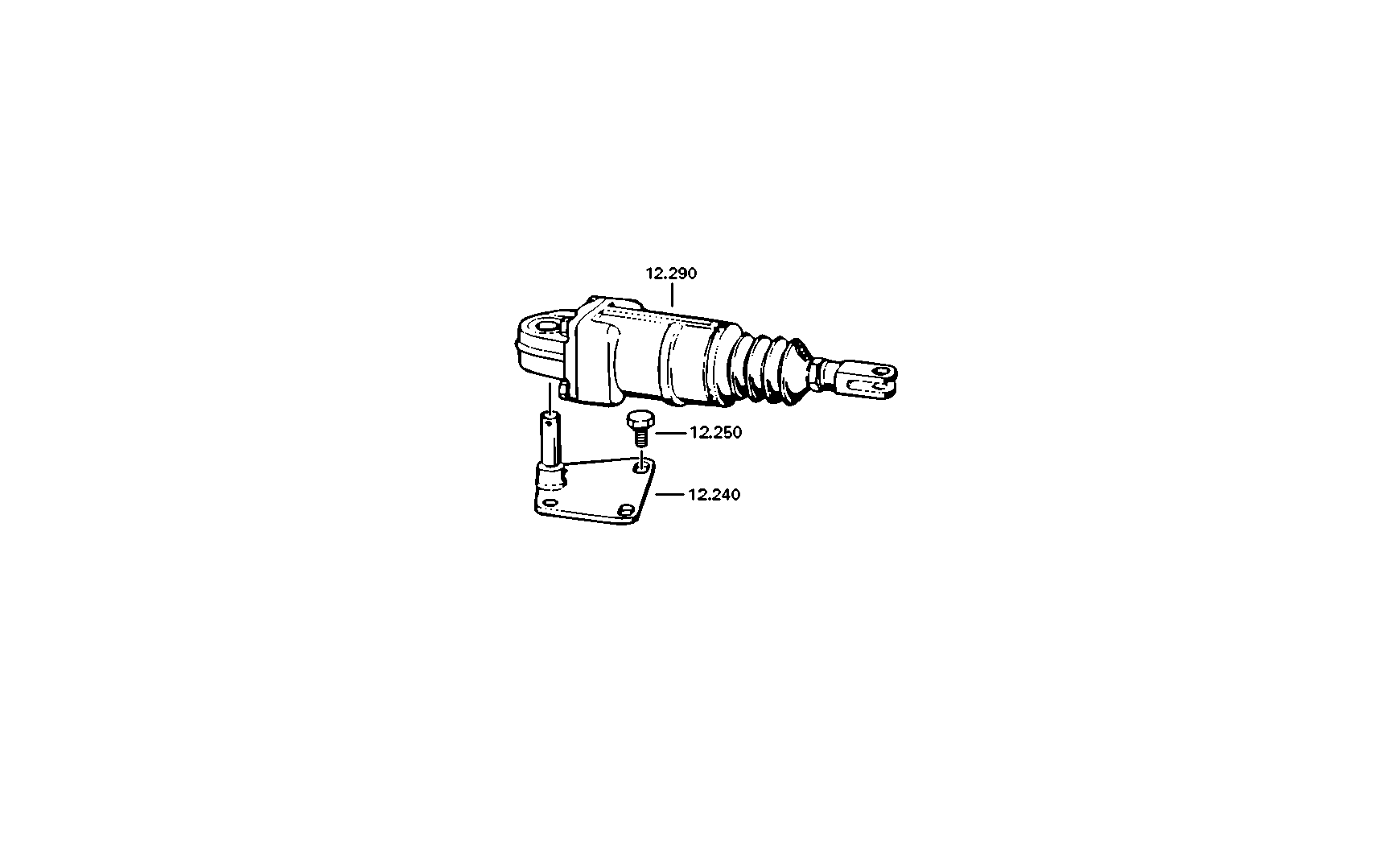 drawing for Astra Veicoli Industriali 114161 - DETENT PLUNGER (figure 1)