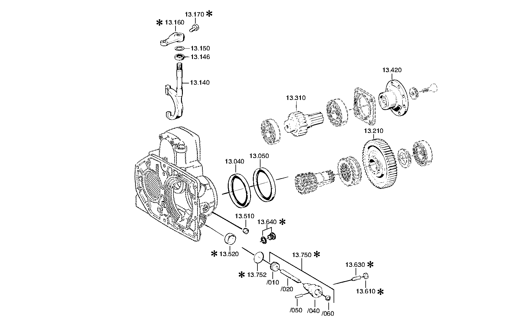 drawing for DAF 1427436 - SPUR GEAR (figure 4)