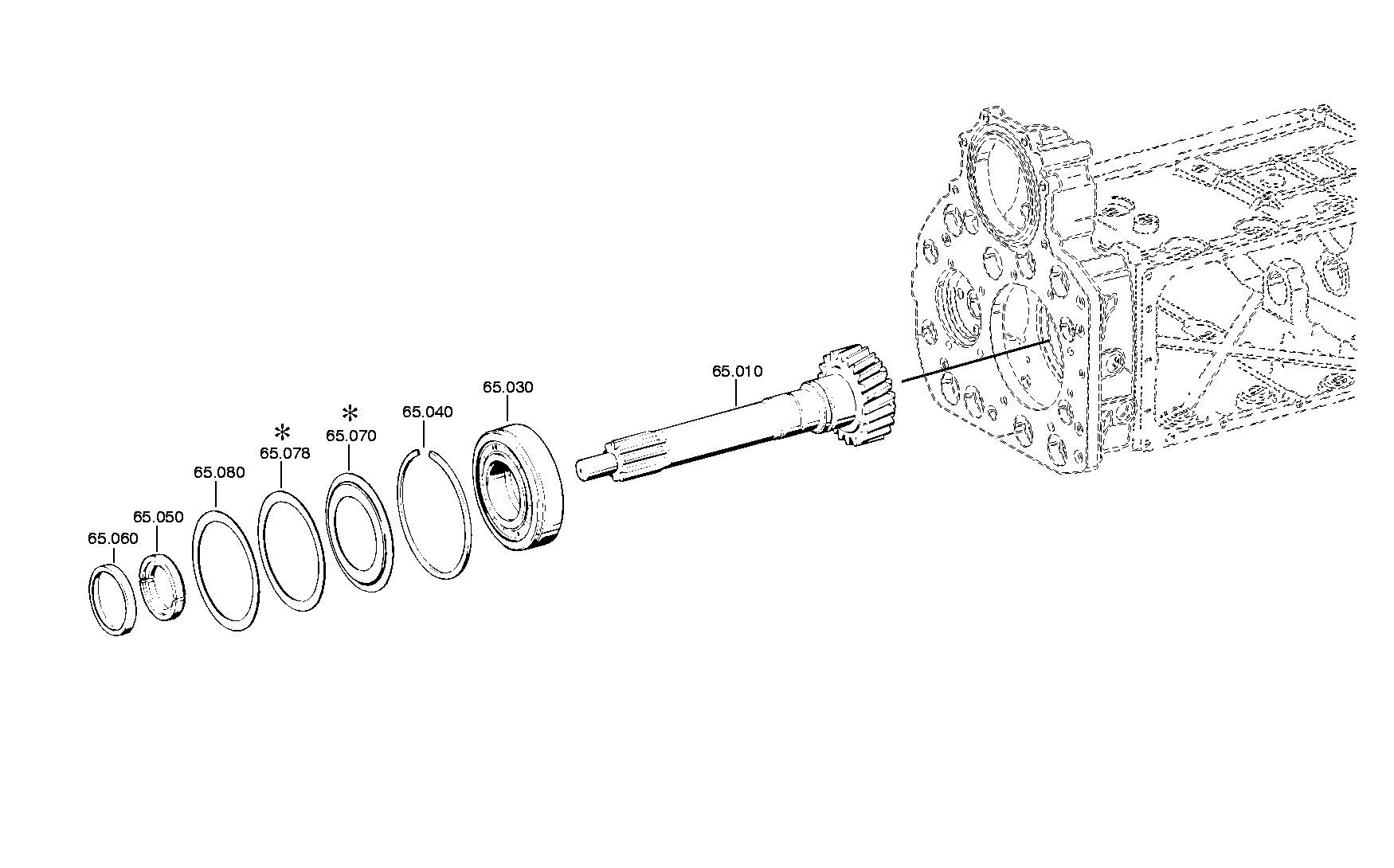 drawing for TERBERG BENSCHOP B.V. A0059818501 - CYLINDER ROLLER BEARING (figure 5)