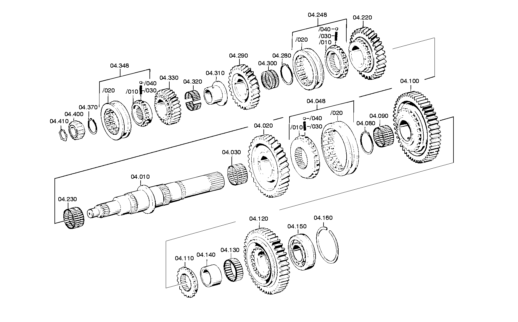 drawing for IVECO 02968675 - CYLINDER ROLLER BEARING (figure 3)