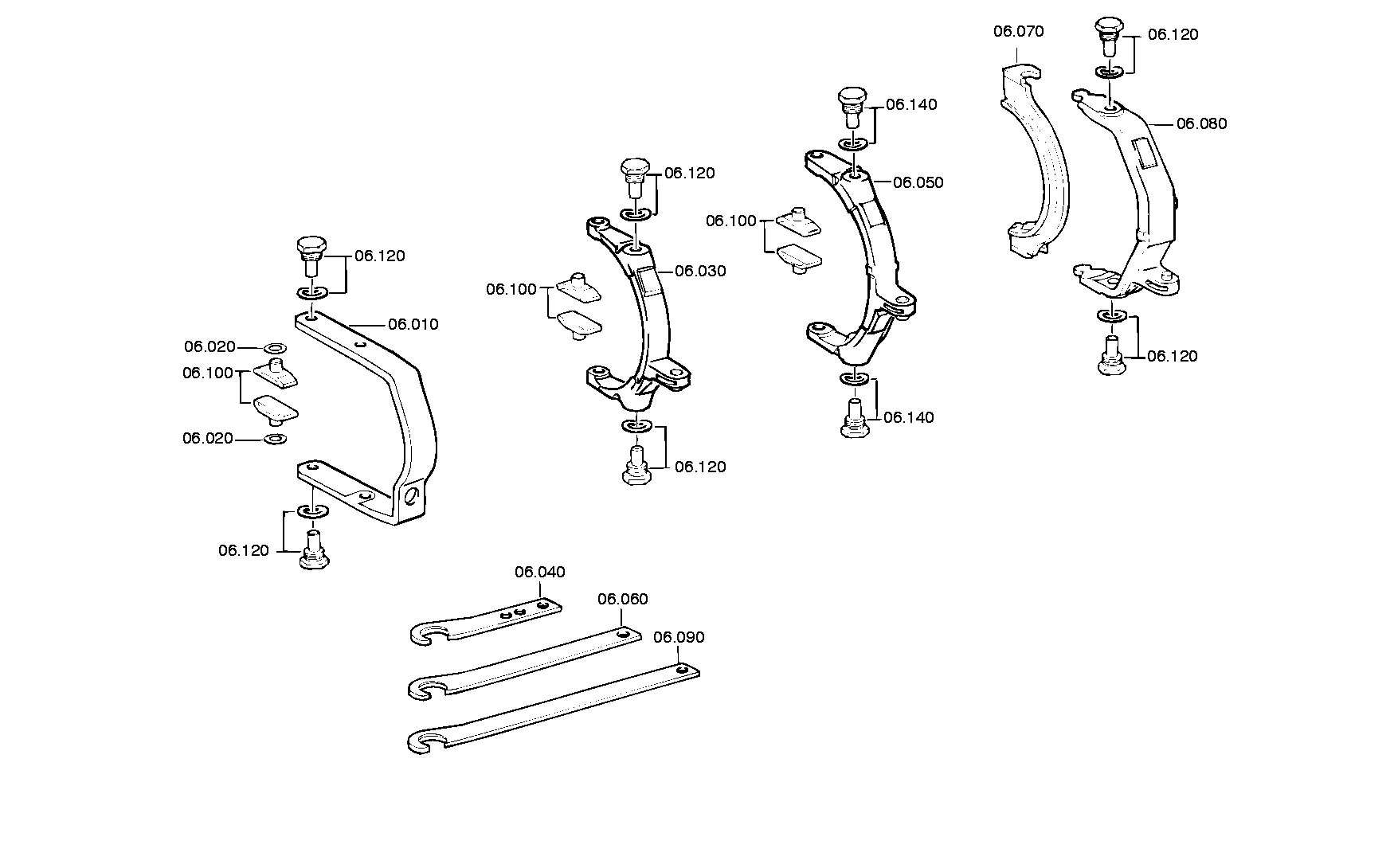 drawing for IVECO 192520 - GEARSHIFT CLAMP (figure 3)