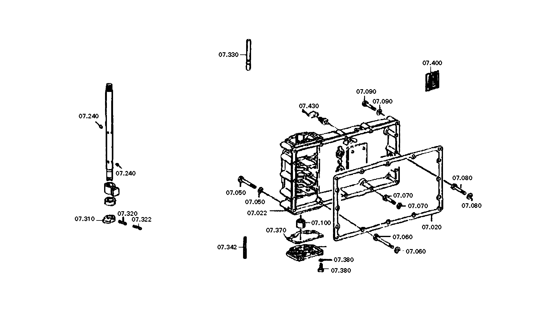 drawing for ASIA MOTORS CO. INC. 409-01-0008 - HEXAGON SCREW (figure 2)