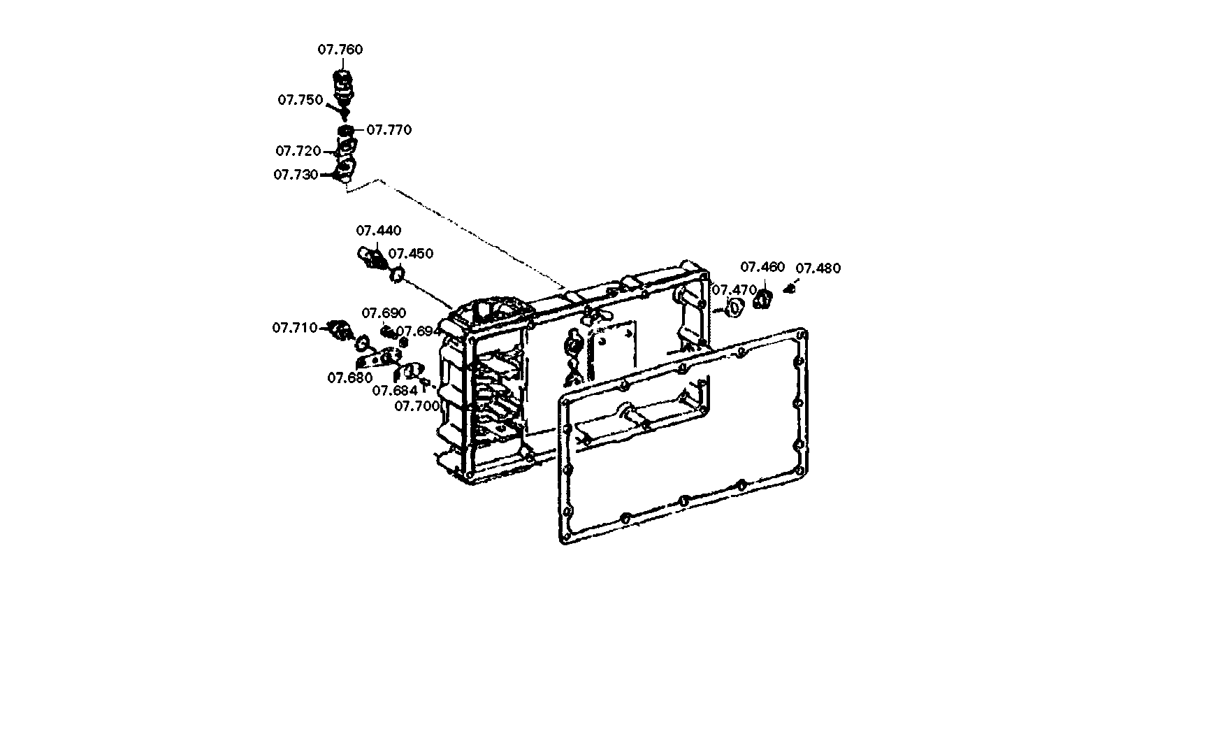 drawing for S.N.V.I.-C.V.I. 5000560802 - GASKET (figure 4)