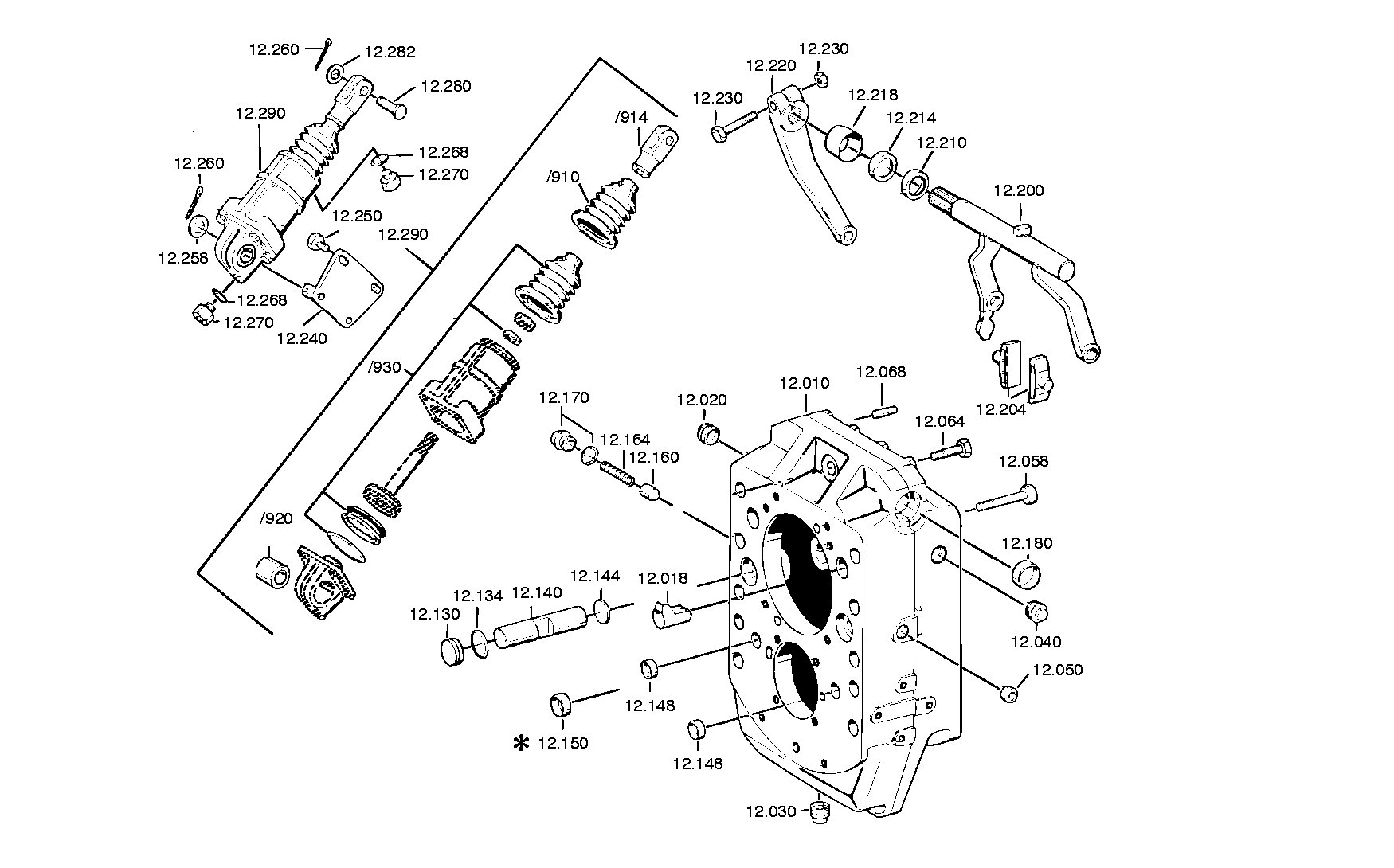 drawing for DAF 692685 - GEAR SHIFT SHAFT (figure 3)