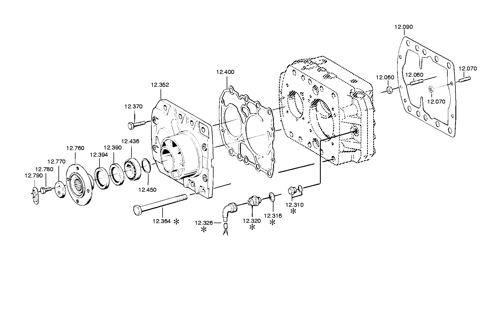 drawing for VOLVO VOE12743370 - TA.ROLLER BEARING (figure 4)