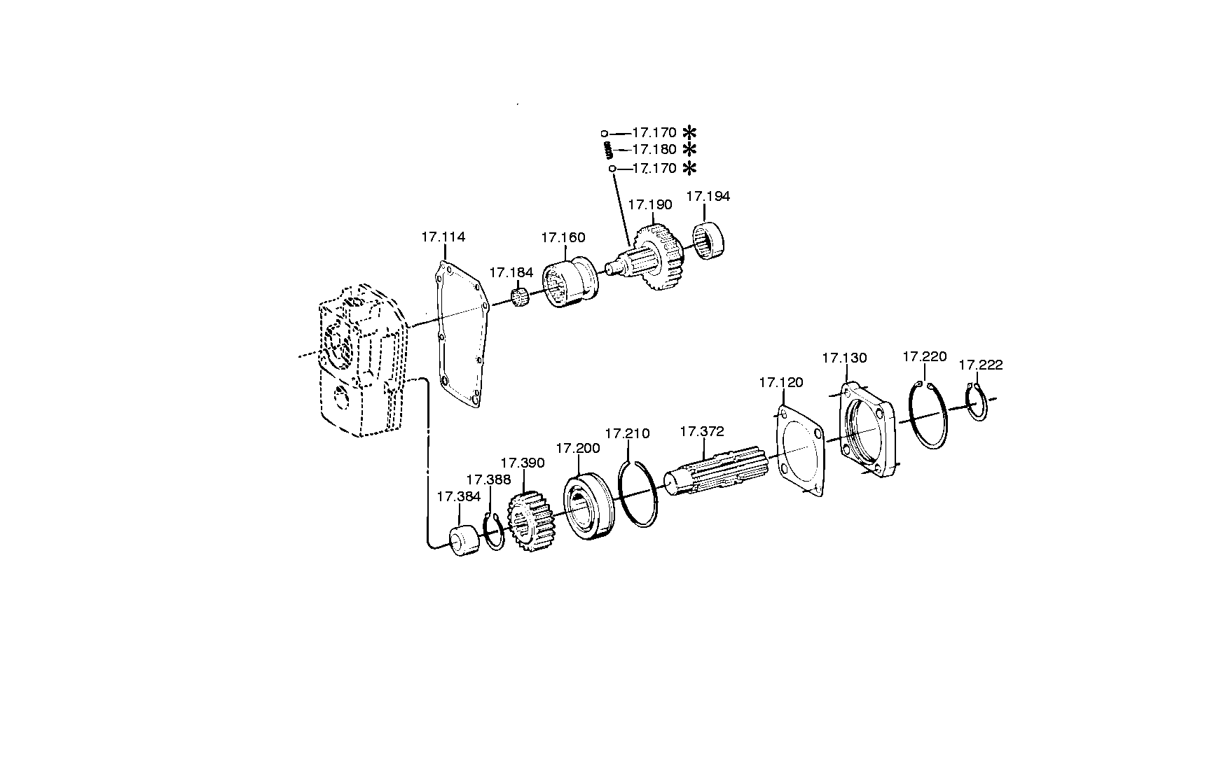 drawing for IVECO 08123545 - HOUSING (figure 5)